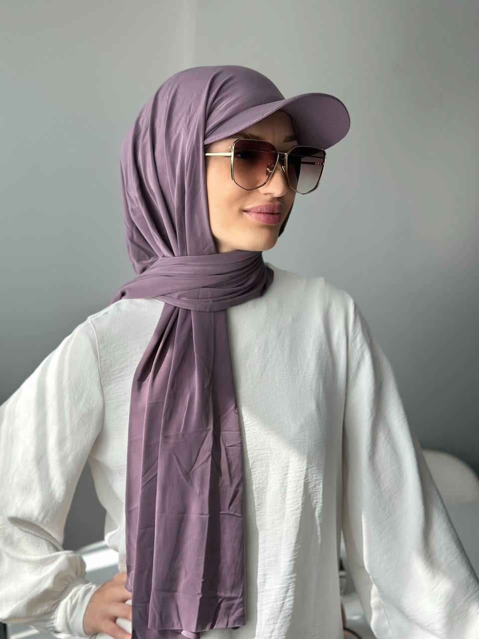 ŞAPKALI ŞAL KOYU MANGO