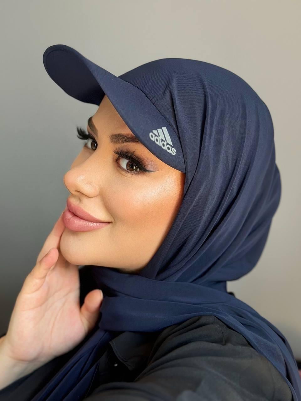 ŞAPKALI ŞAL LACİVERT( ADİDAS)