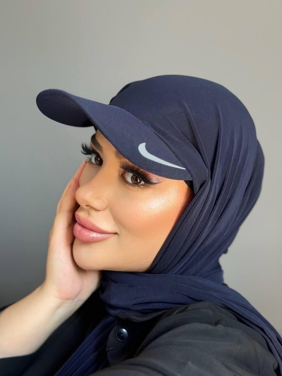 ŞAPKALI ŞAL LACİVERT ( NİKE ÇELTİK )