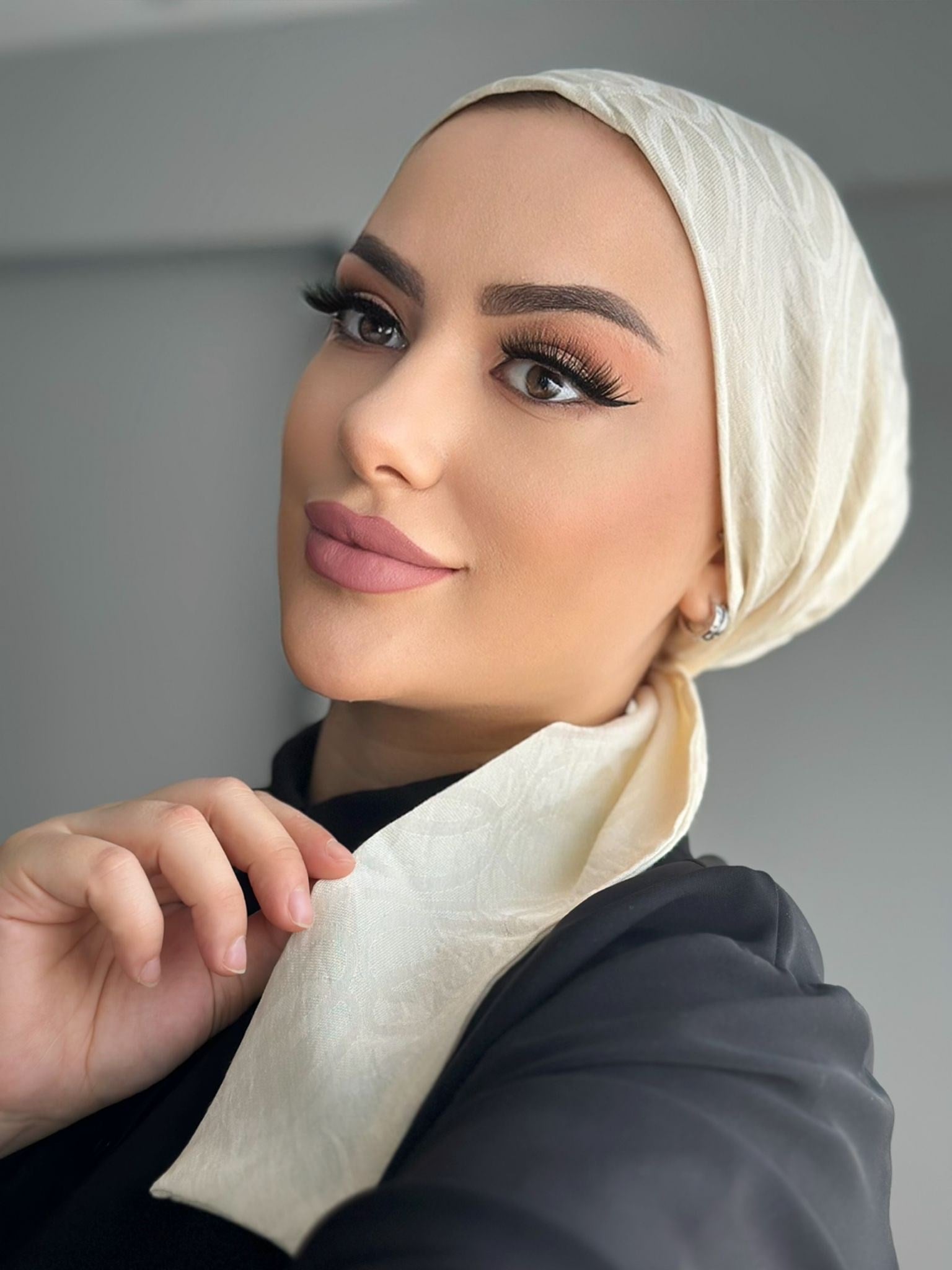 TREND ŞAL İMANNOR ( dama desen NAİA KUMAŞ  ) 