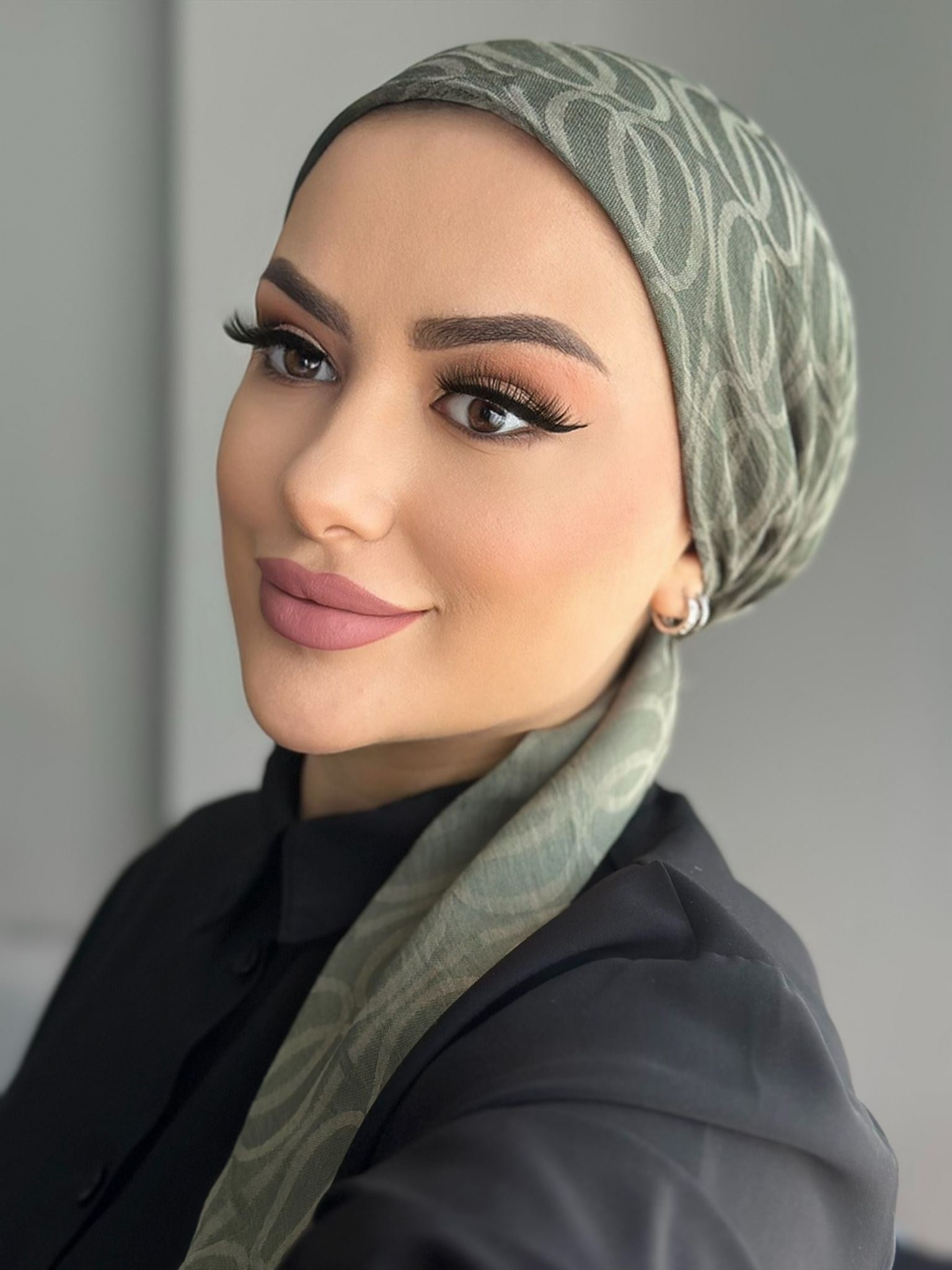 TREND ŞAL İMANNOR ( dama desen NAİA KUMAŞ  ) 