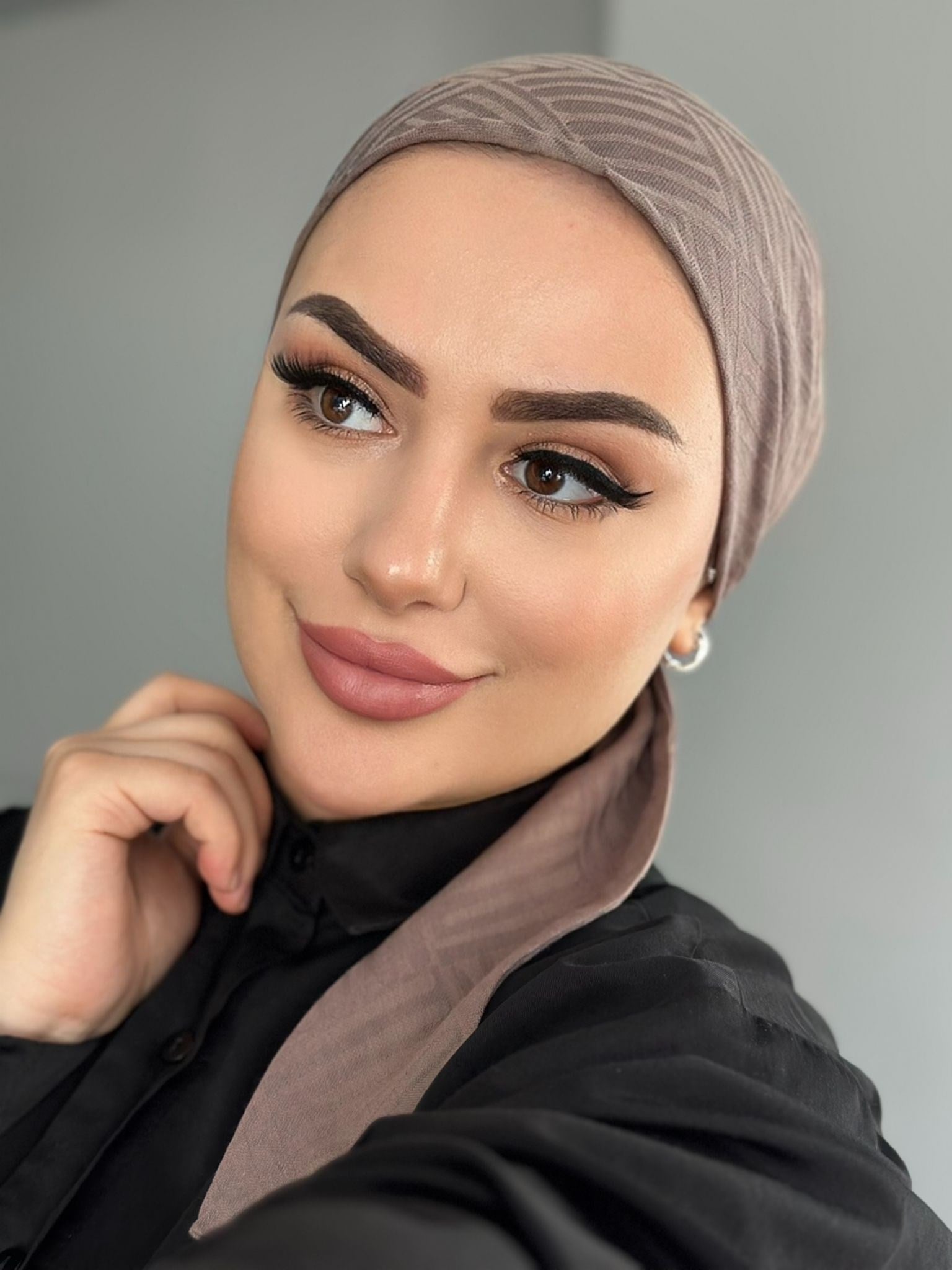 TREND ŞAL İMANNOR ( kare desen NAİA KUMAŞ  ) 