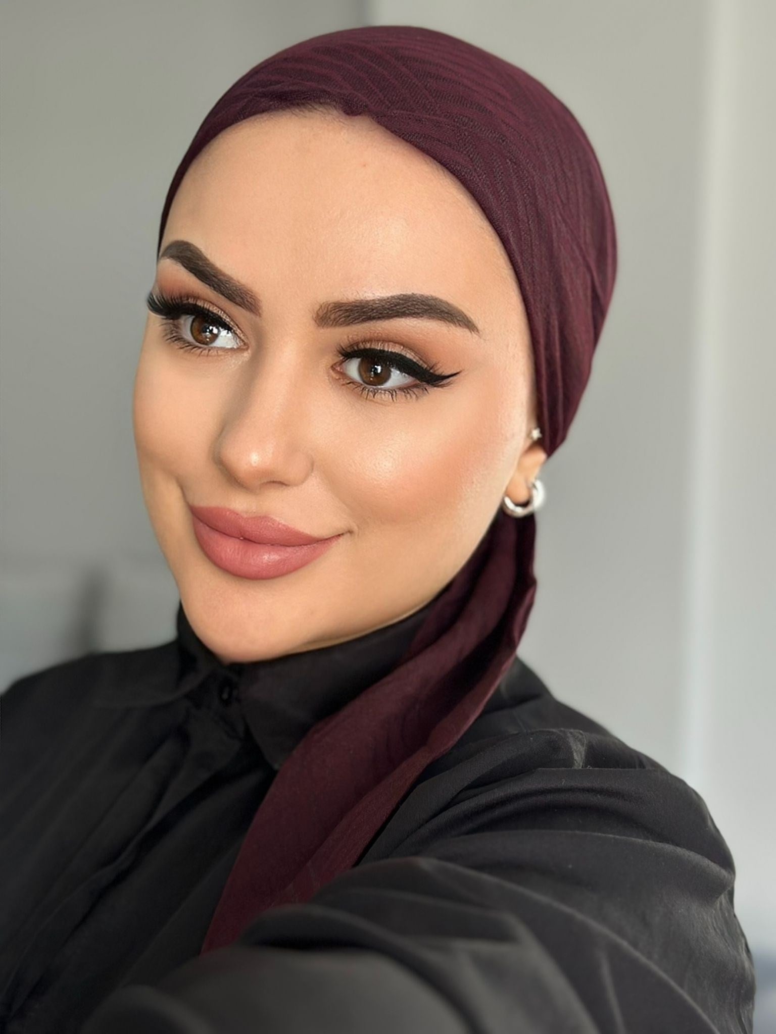 TREND ŞAL İMANNOR ( kare desen NAİA KUMAŞ  ) 