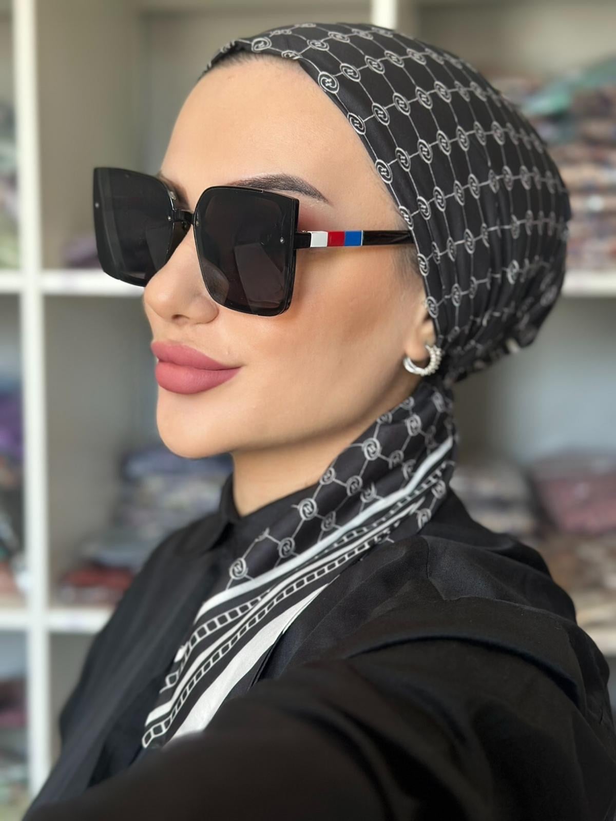 TREND ŞAL VAKKO (soft ipek ) siyah