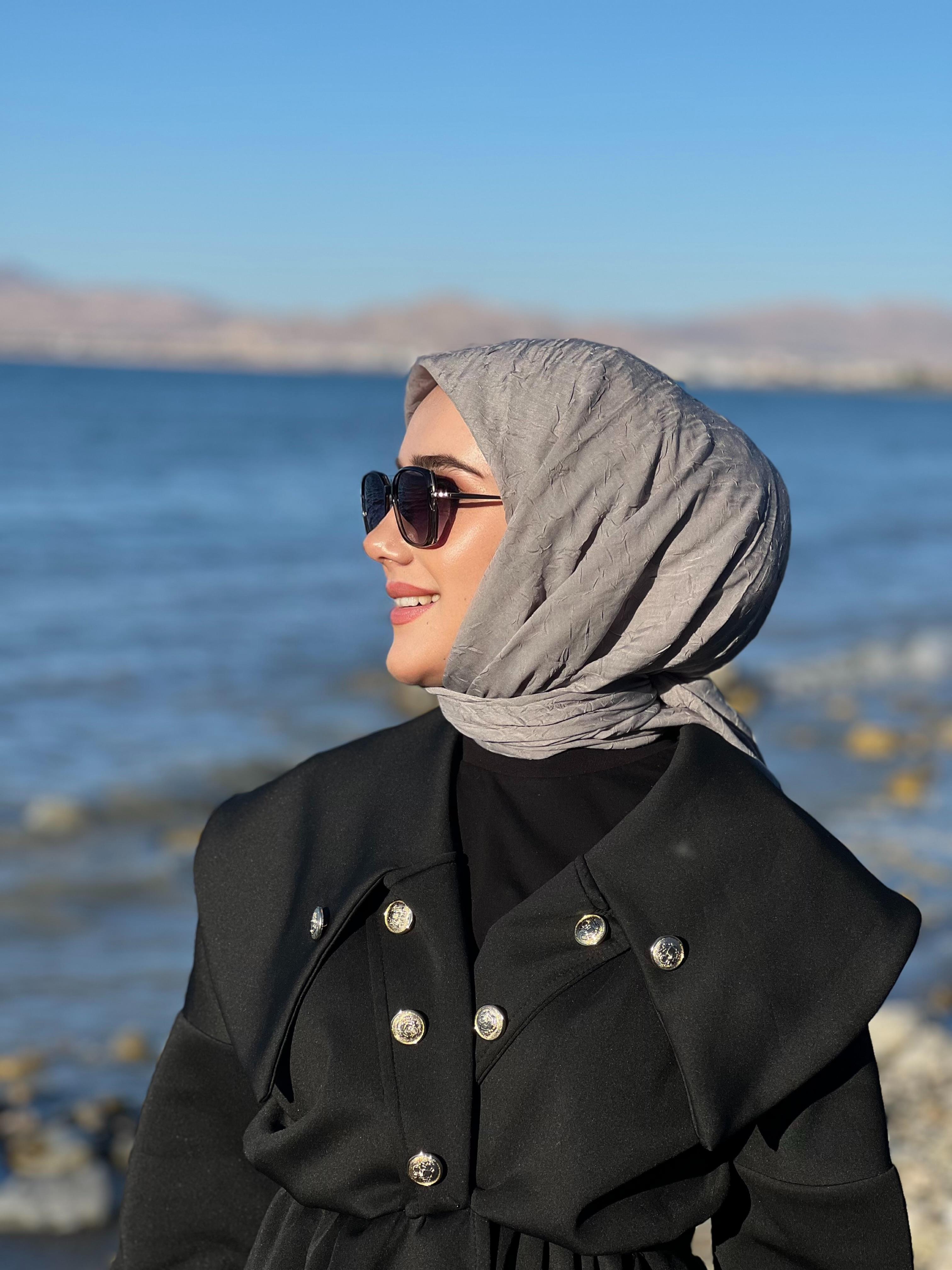 BAMBU KRAŞ EŞARP KÜLLÜ GRİ