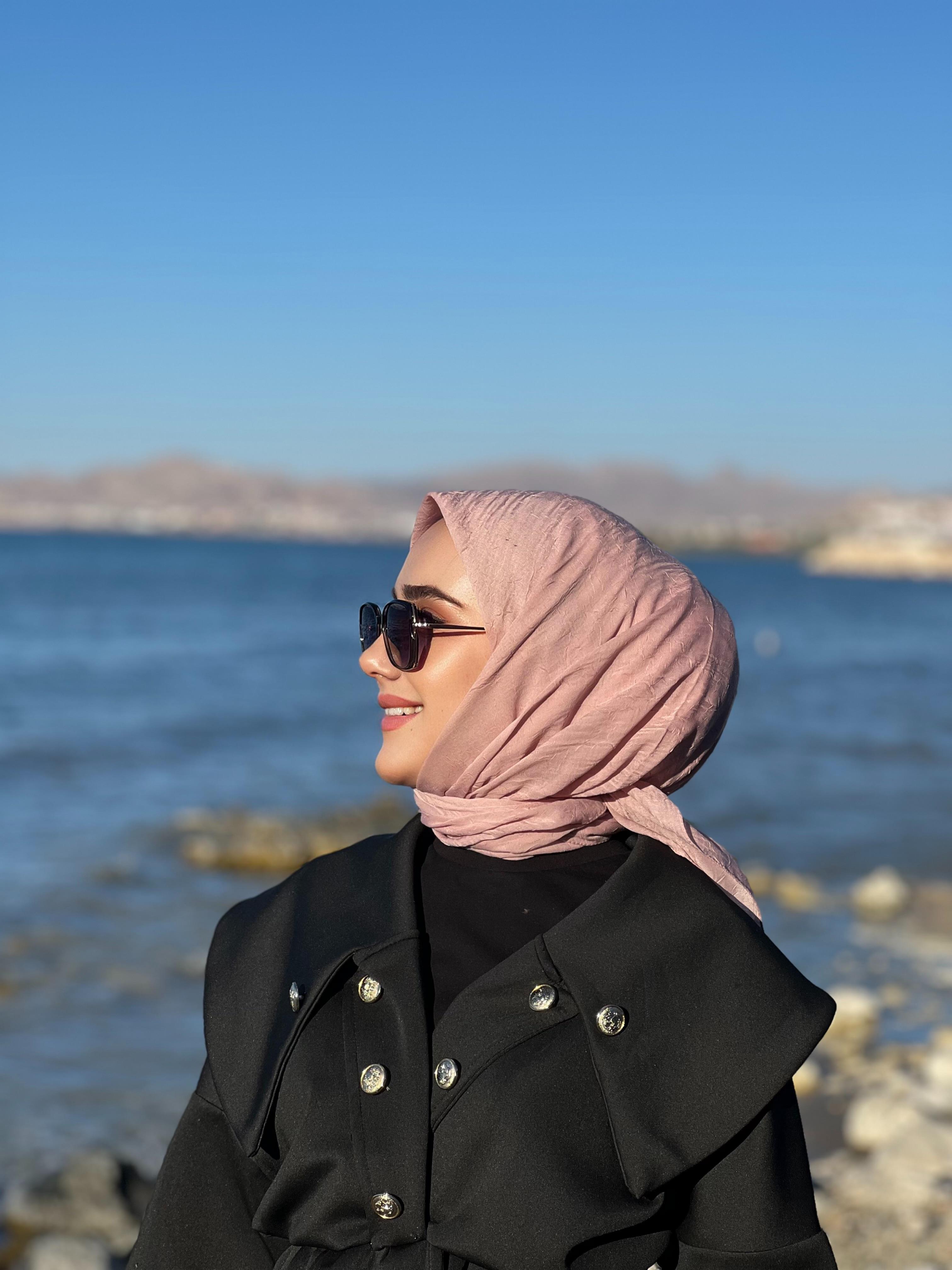 BAMBU KRAŞ EŞARP PEMBE