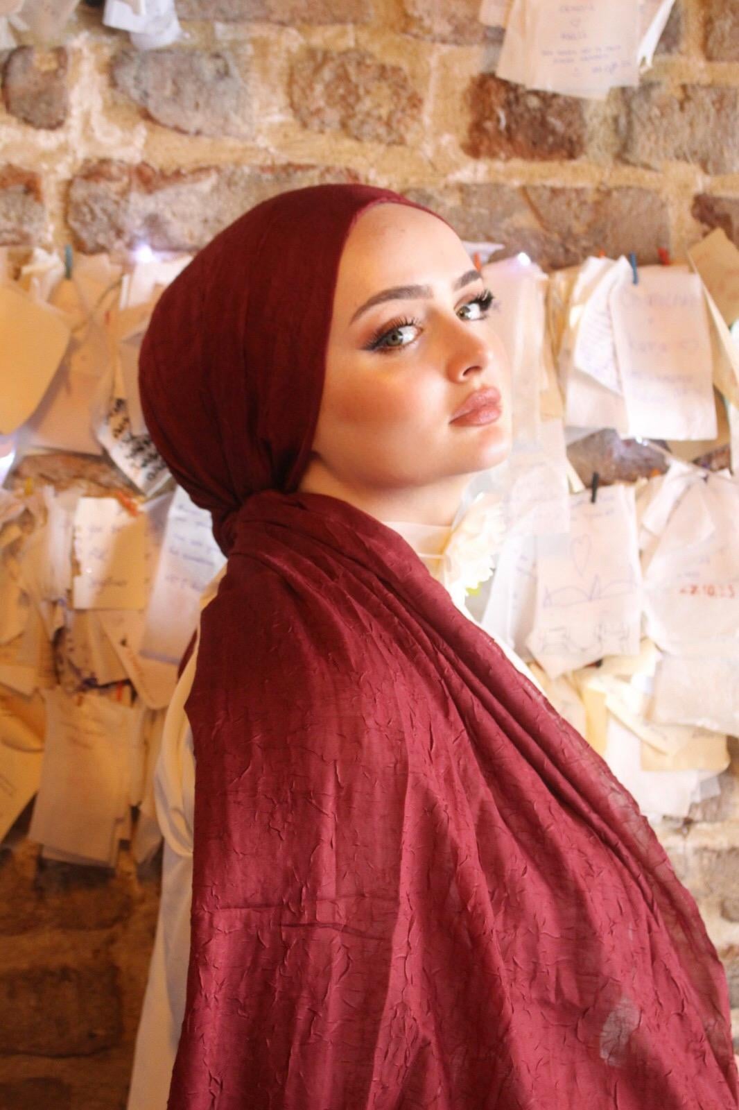 BAMBU KRAŞ ŞAL BORDO 