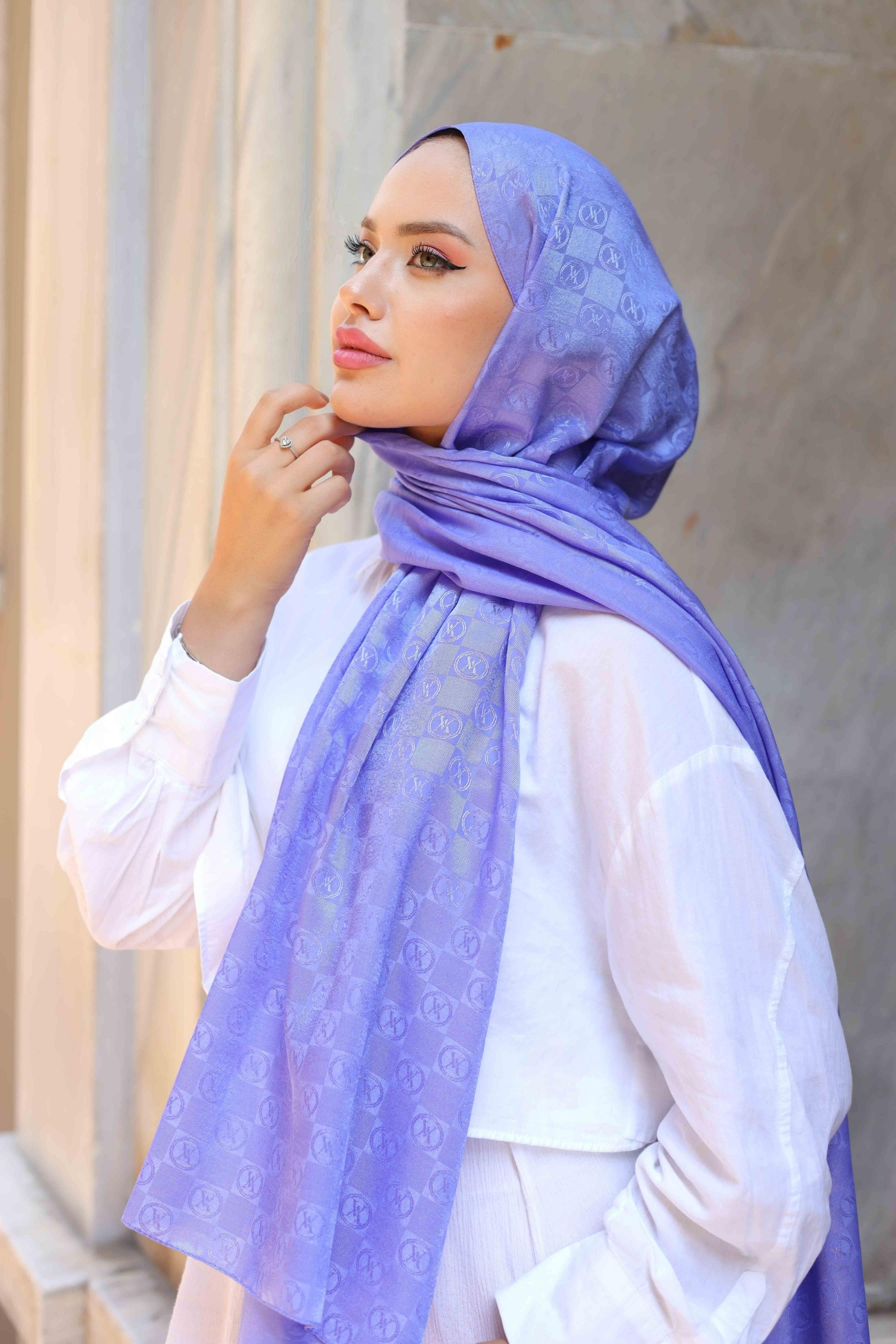 DAMA DESEN LİLA