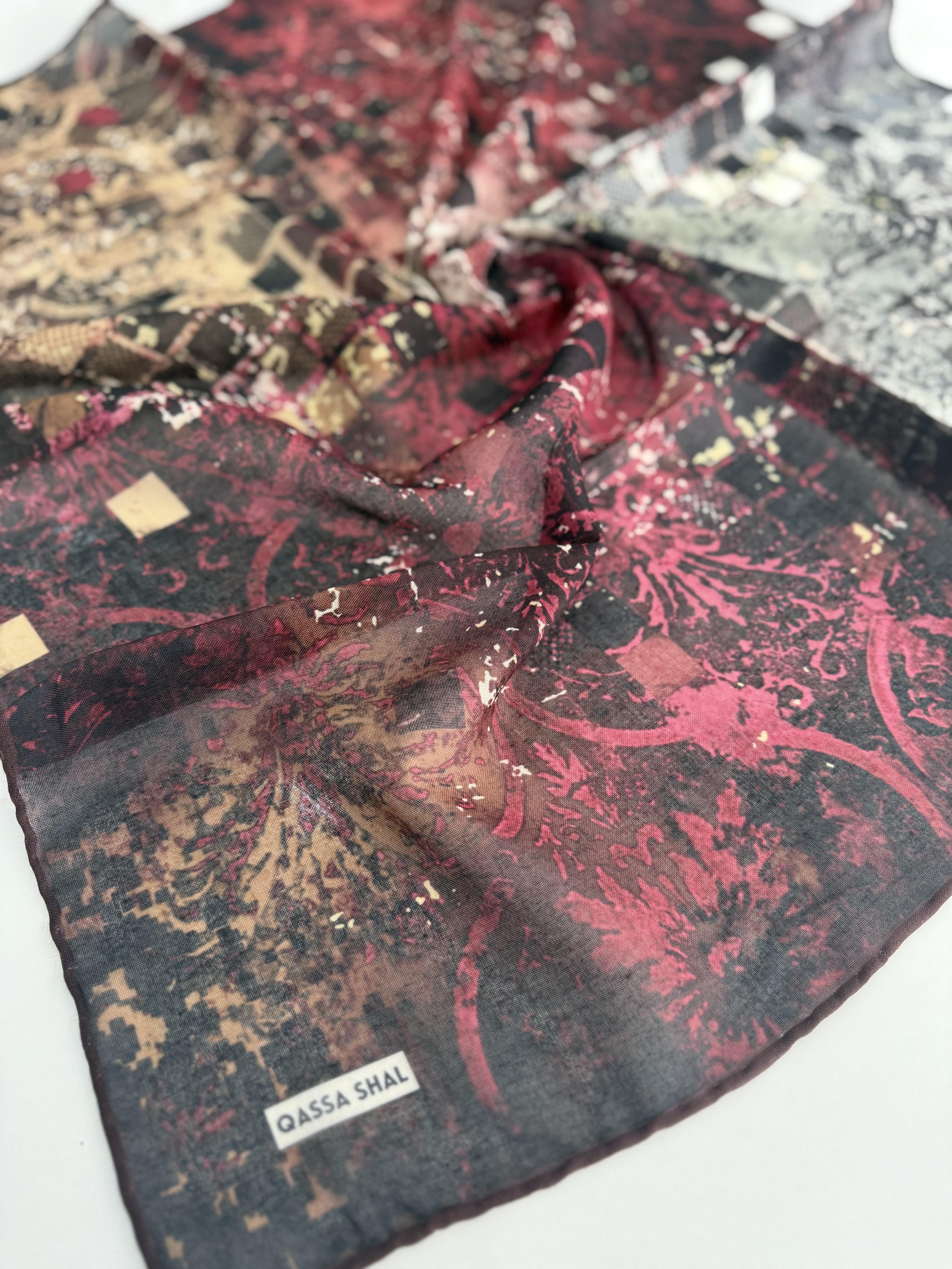 SOFT PAMUKLU EŞARP KIZILCIK