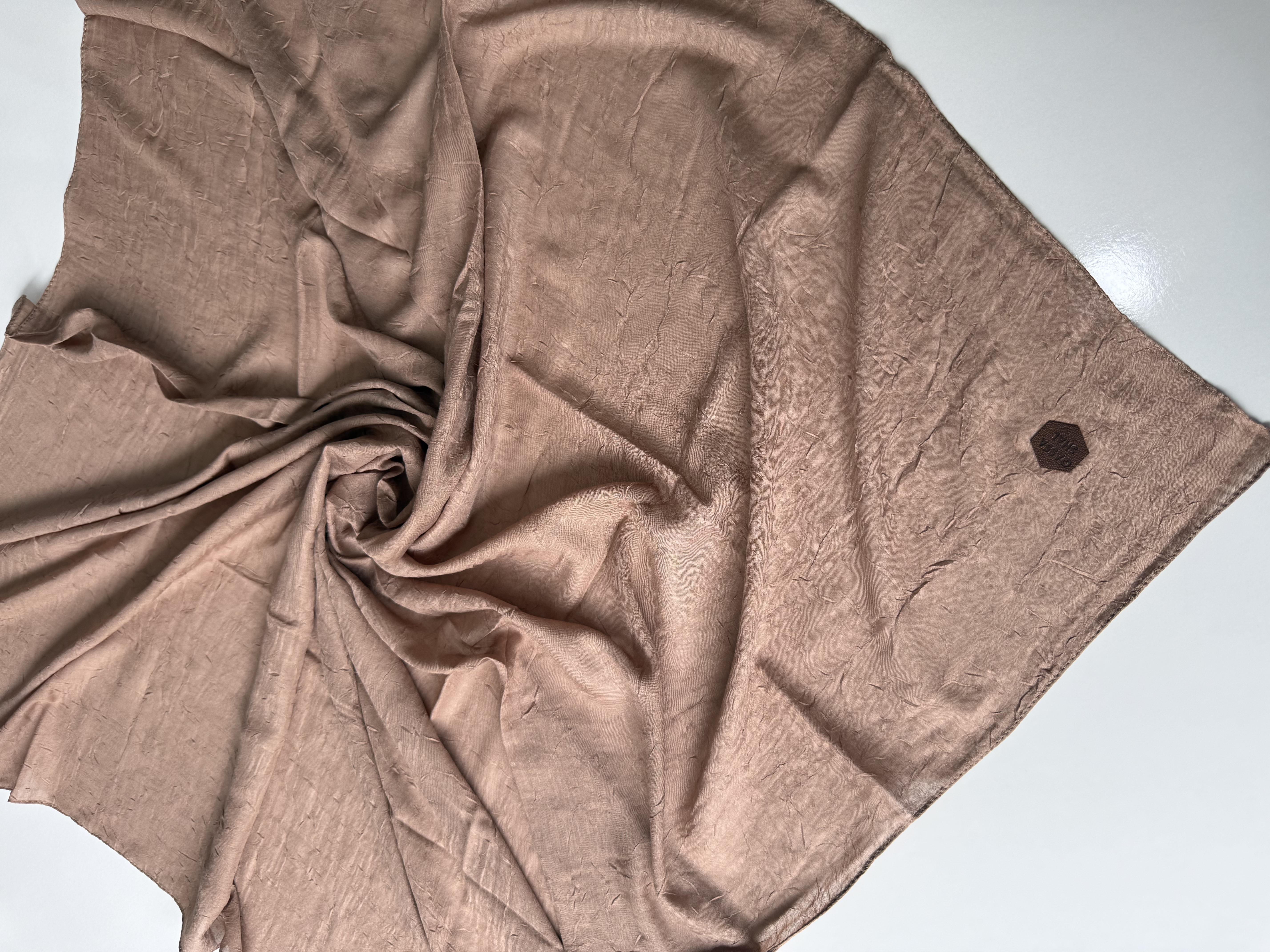 BAMBU KRAŞ EŞARP KOYU VİZON