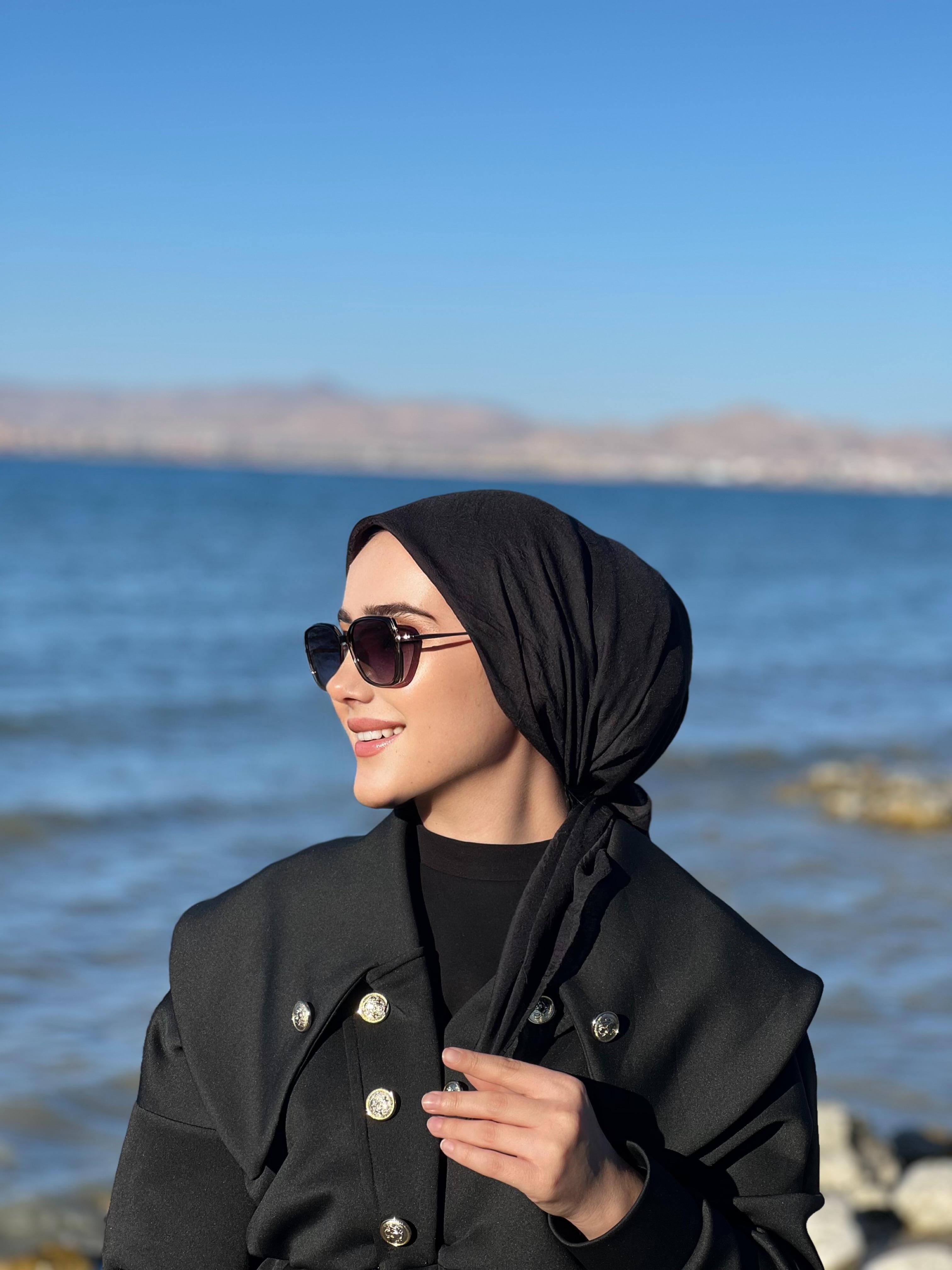 BAMBU KRAŞ EŞARP SİYAH