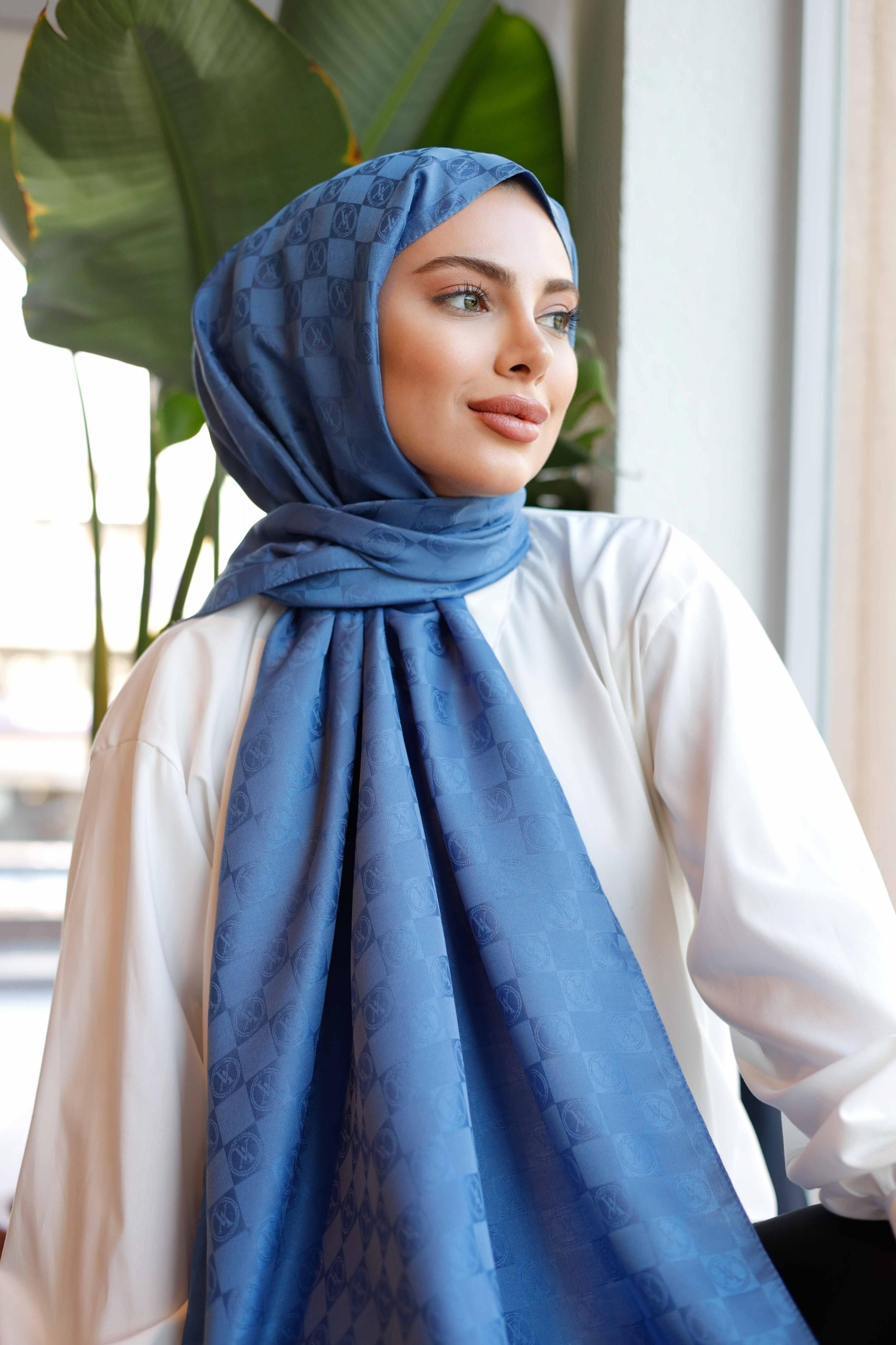 DAMA DESEN GECE MAVİ