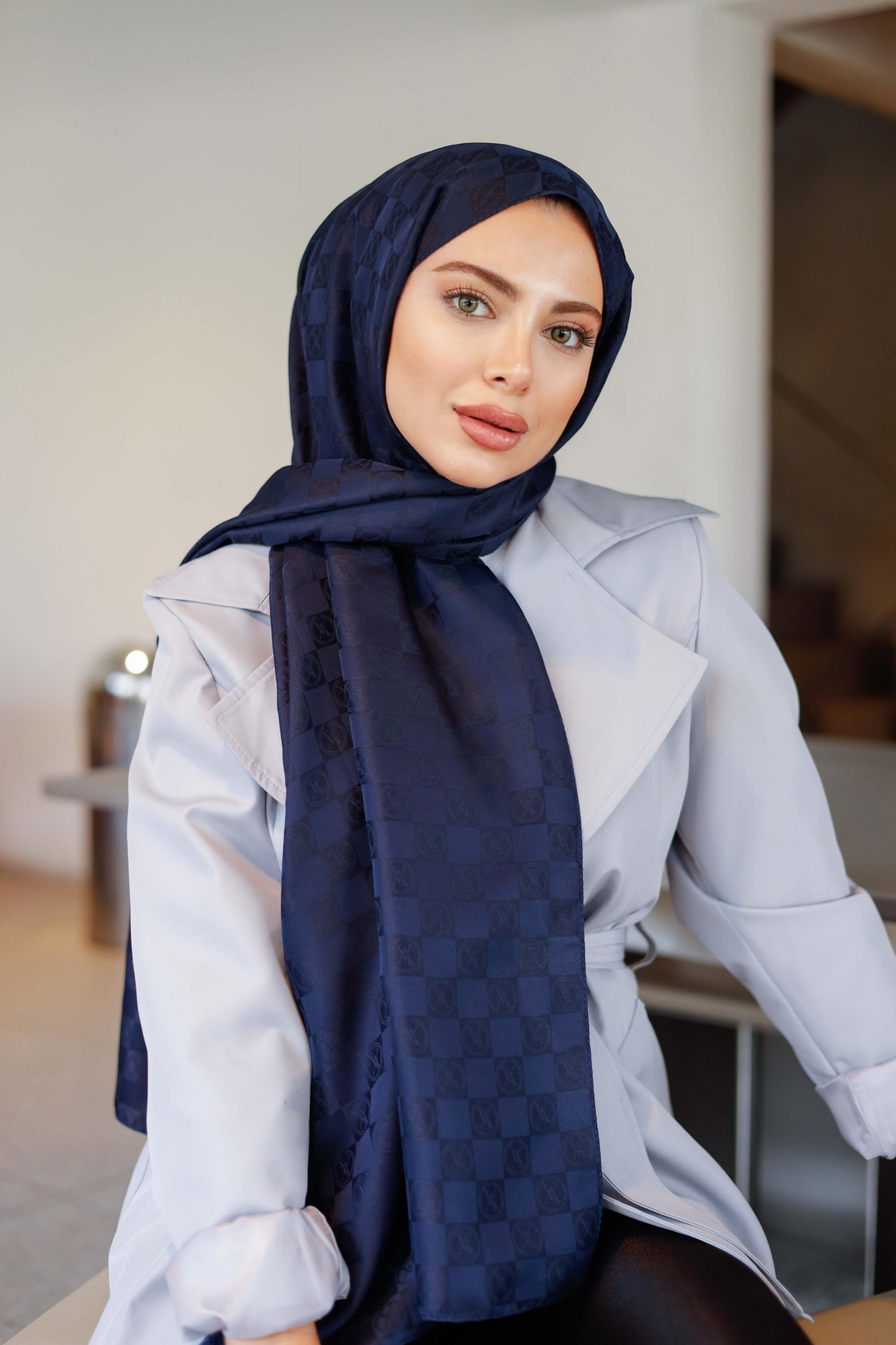 DAMA DESEN LACİVERT