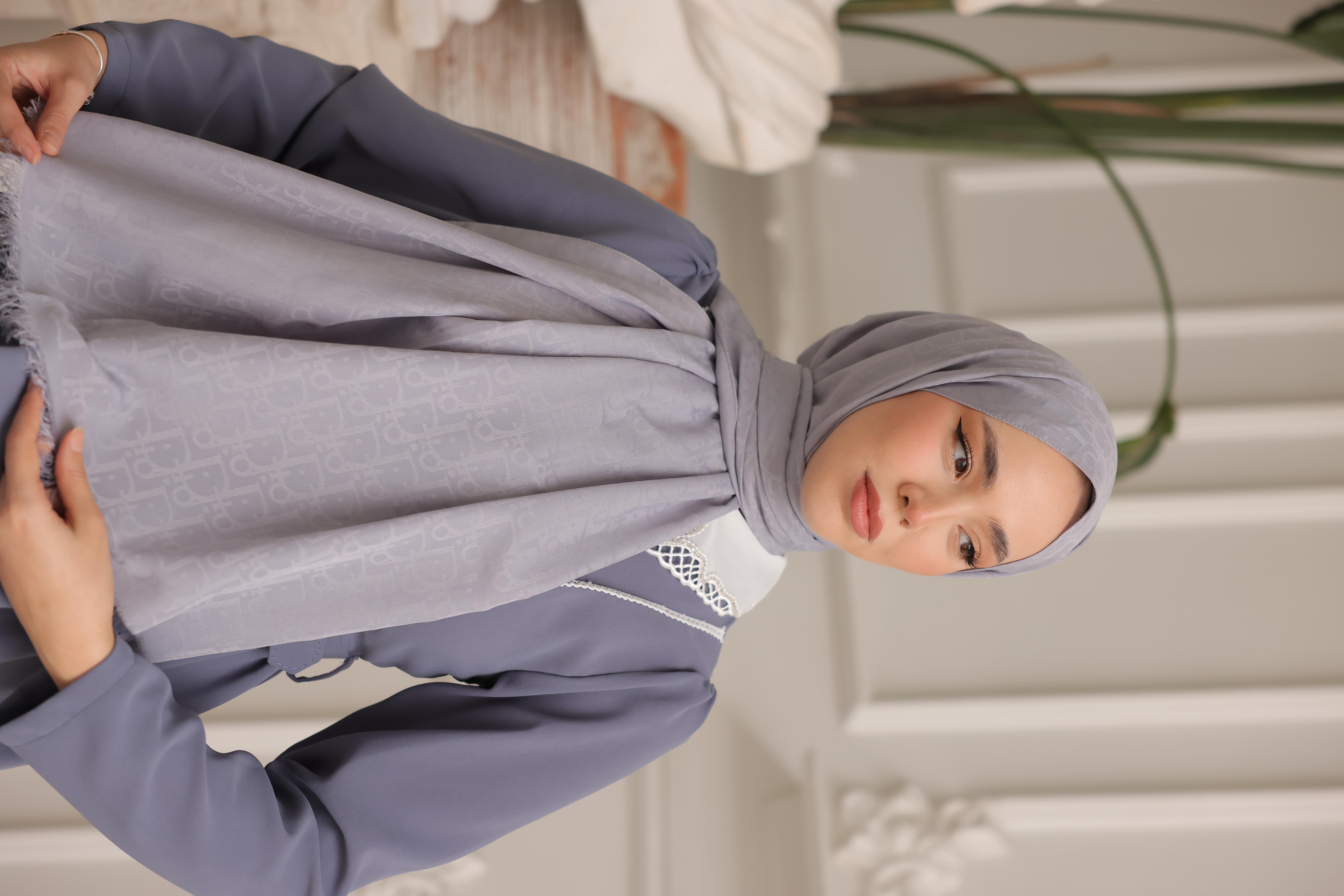 DİOR DESEN GÜMÜŞ GRİ