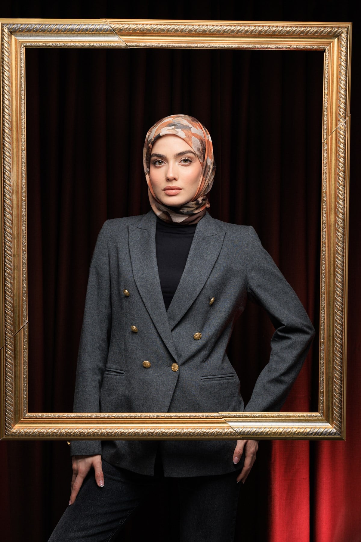 ELLA MODAL İPEK EŞARP 09