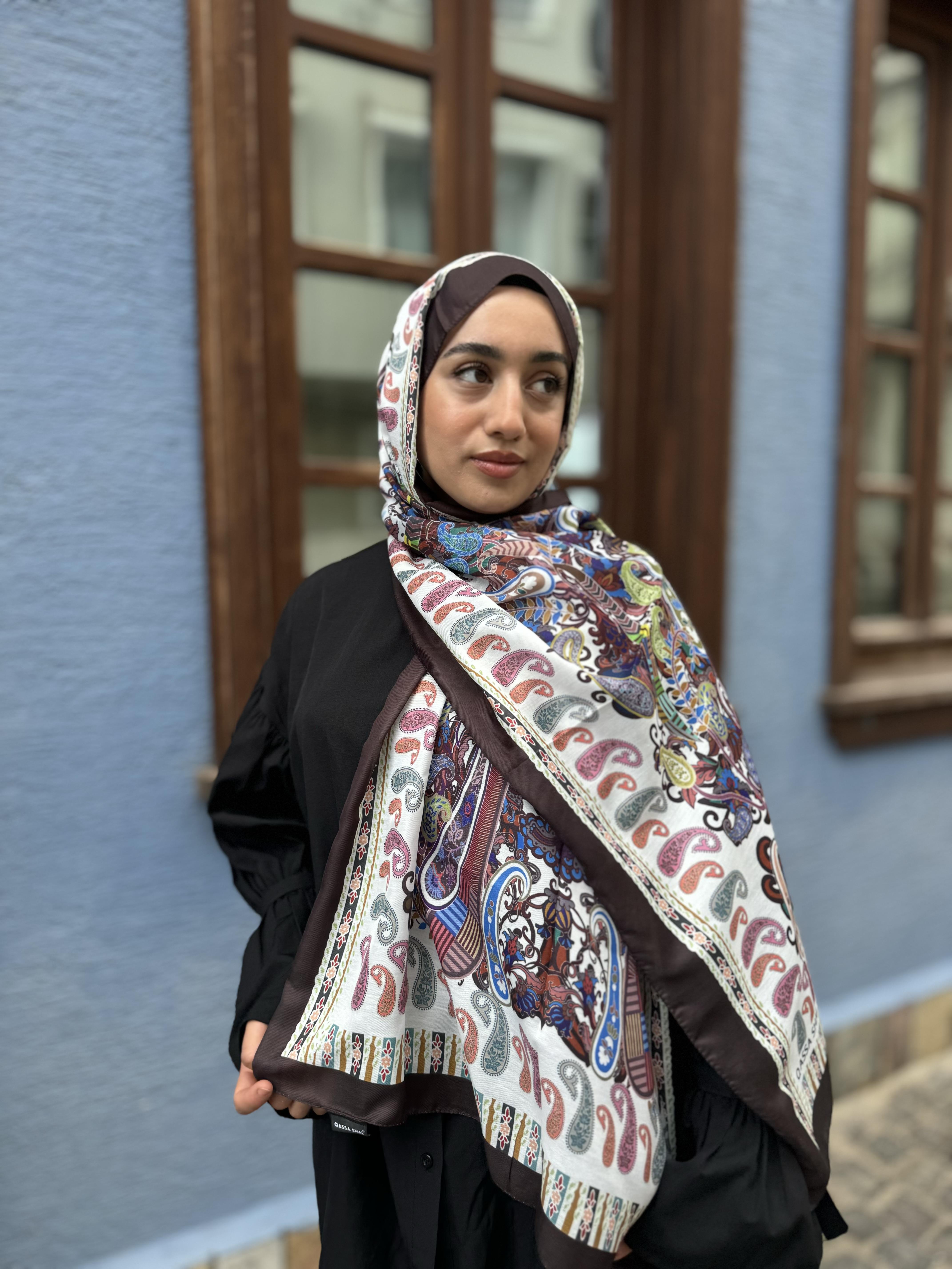 ETNİK DESEN AHU KAHVE