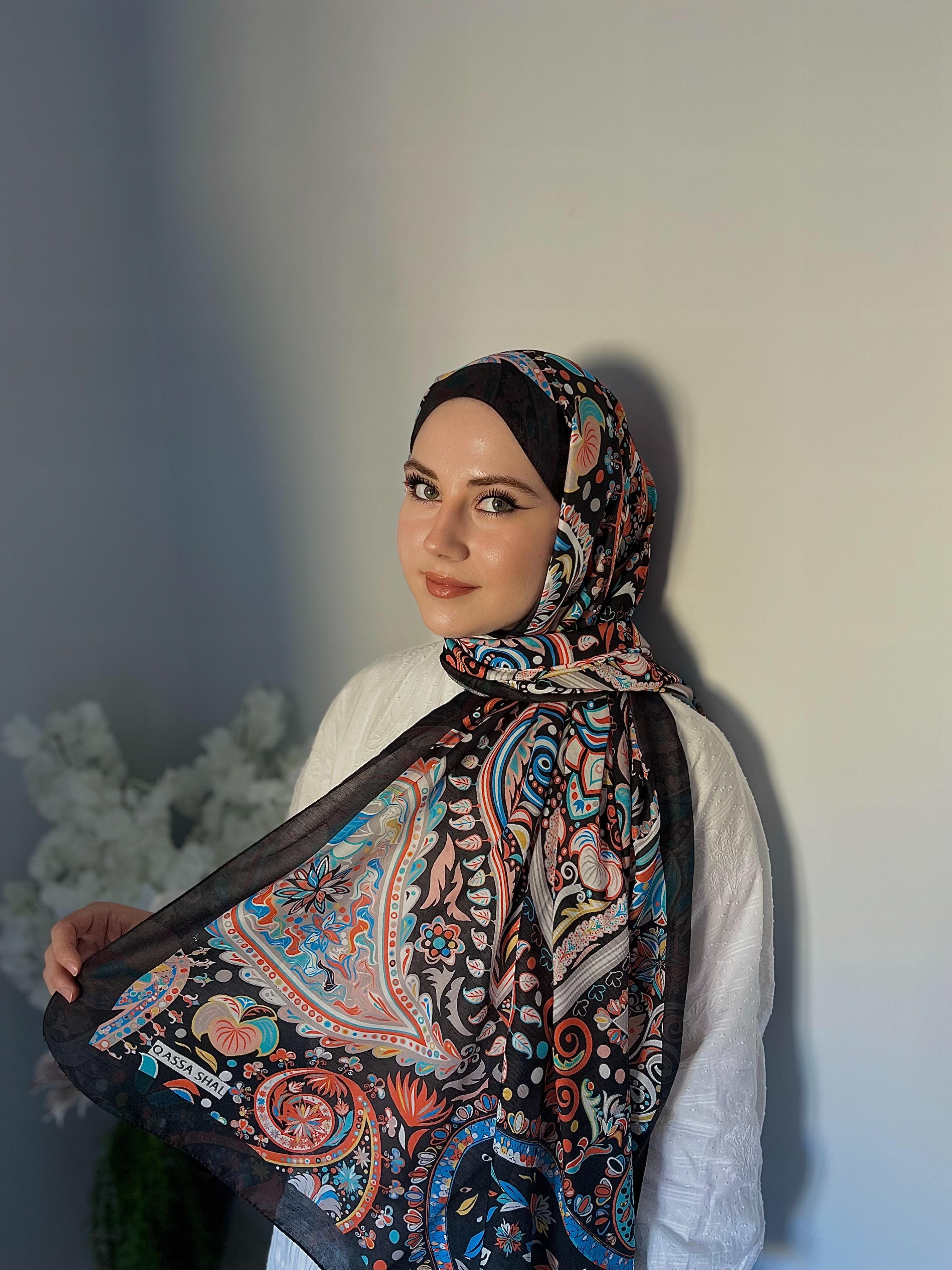 ETNİK DESEN ŞAHMERAN SİYAH