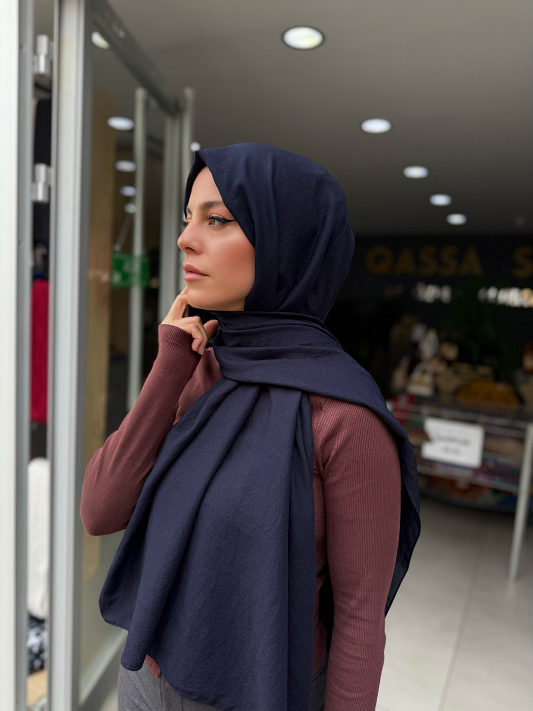 LACİVERT ŞAL
