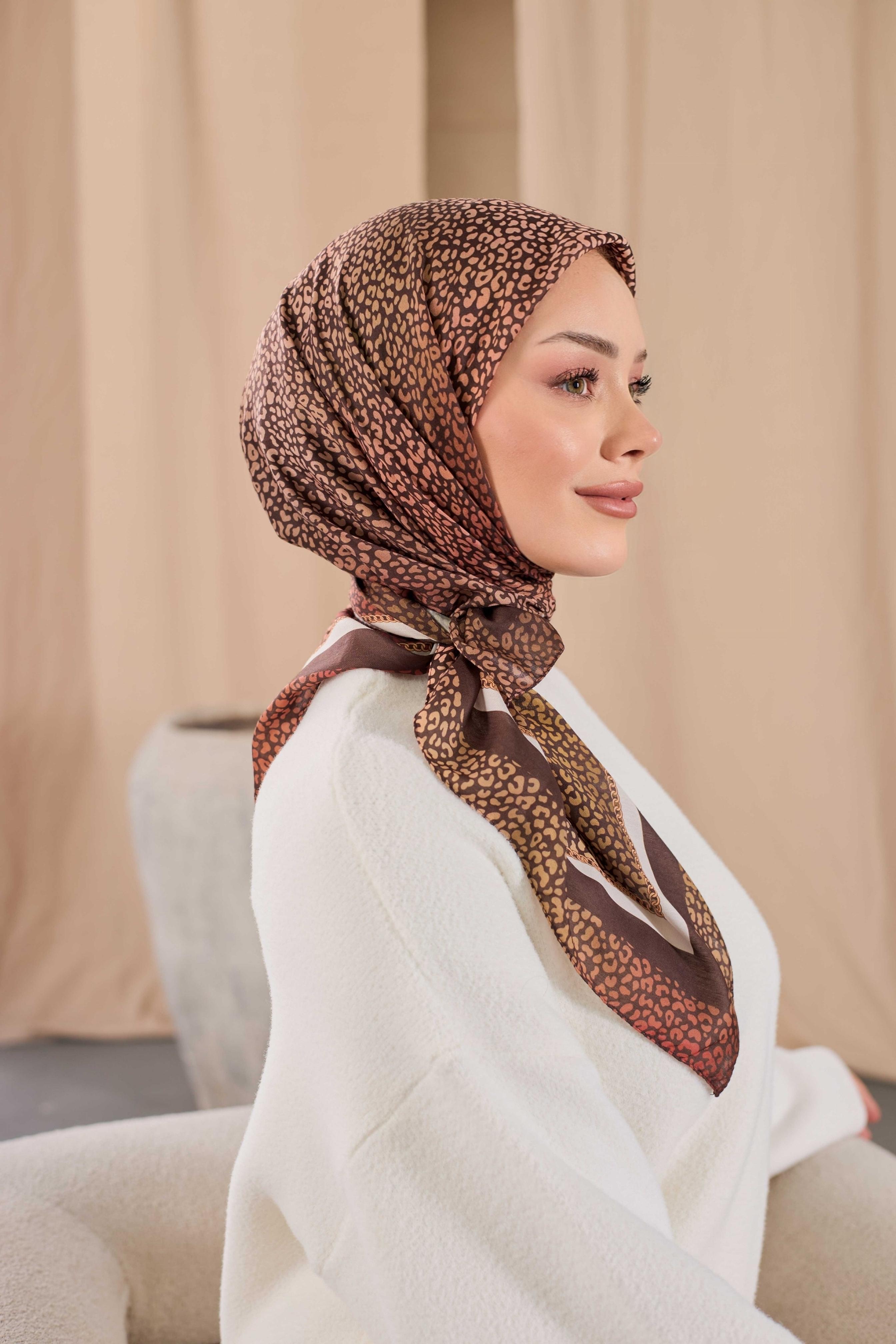 LEOPAR DESEN SOFT EŞARP 06