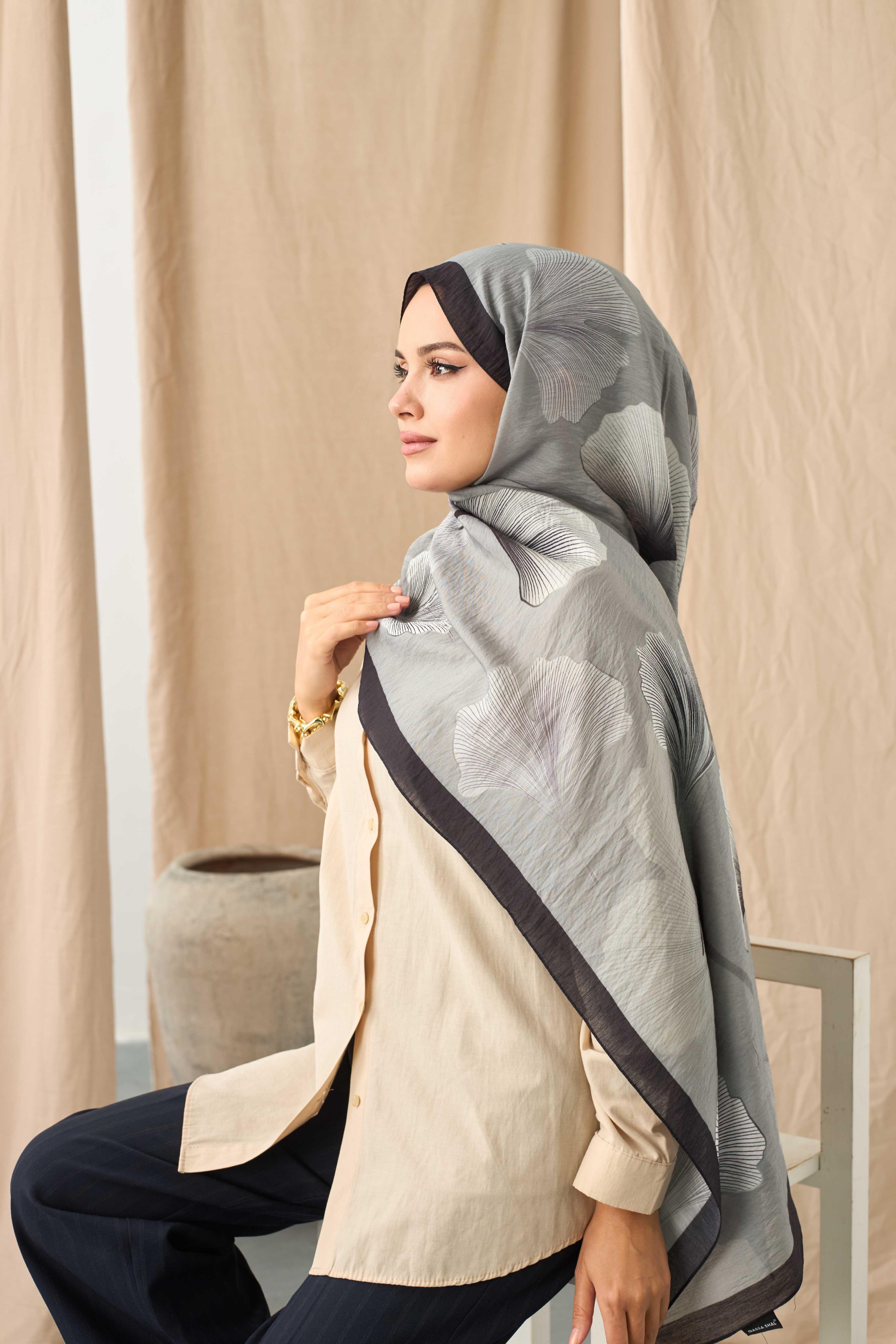 MODAL ŞAL FREZYA GRİ