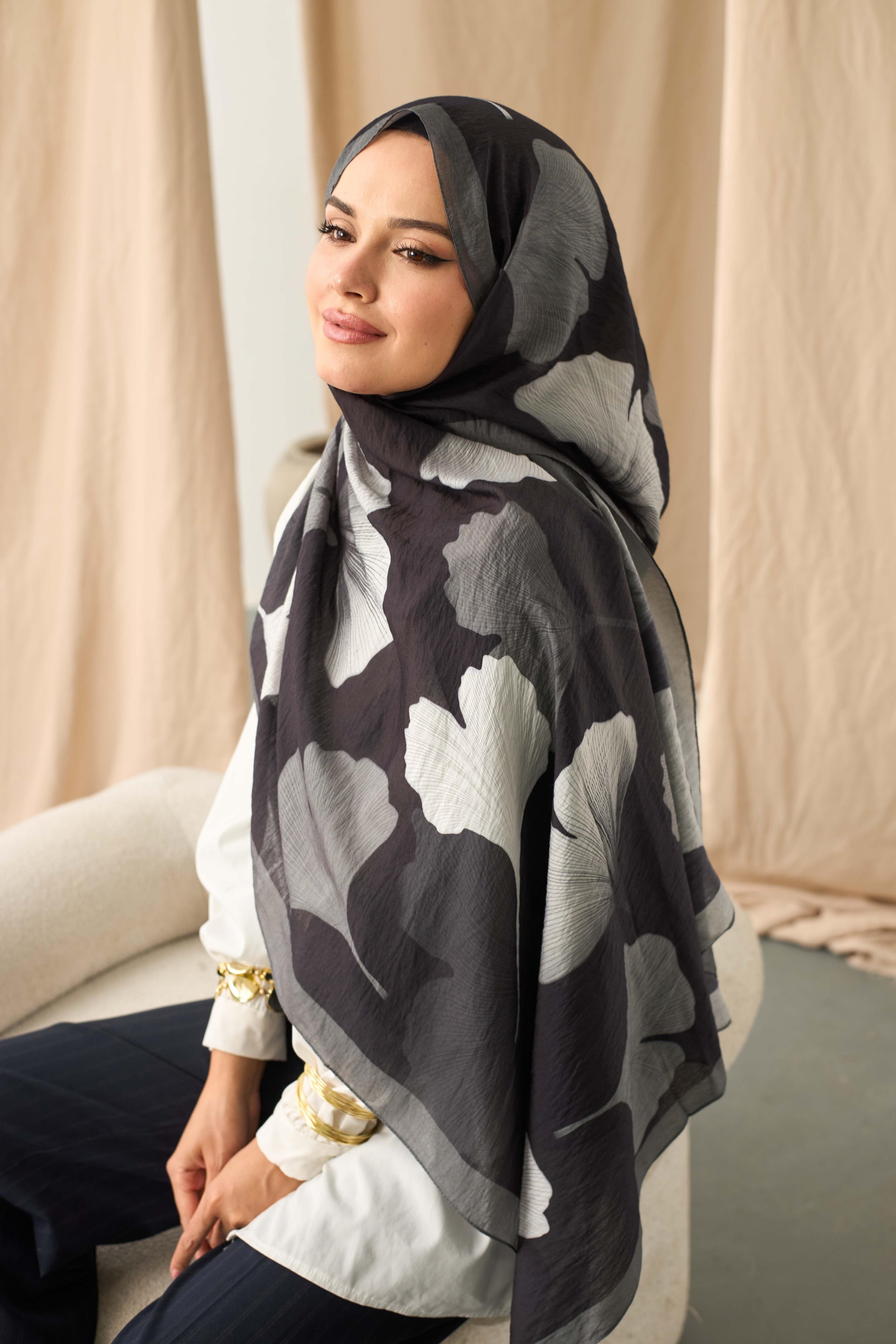 MODAL ŞAL FREZYA SİYAH