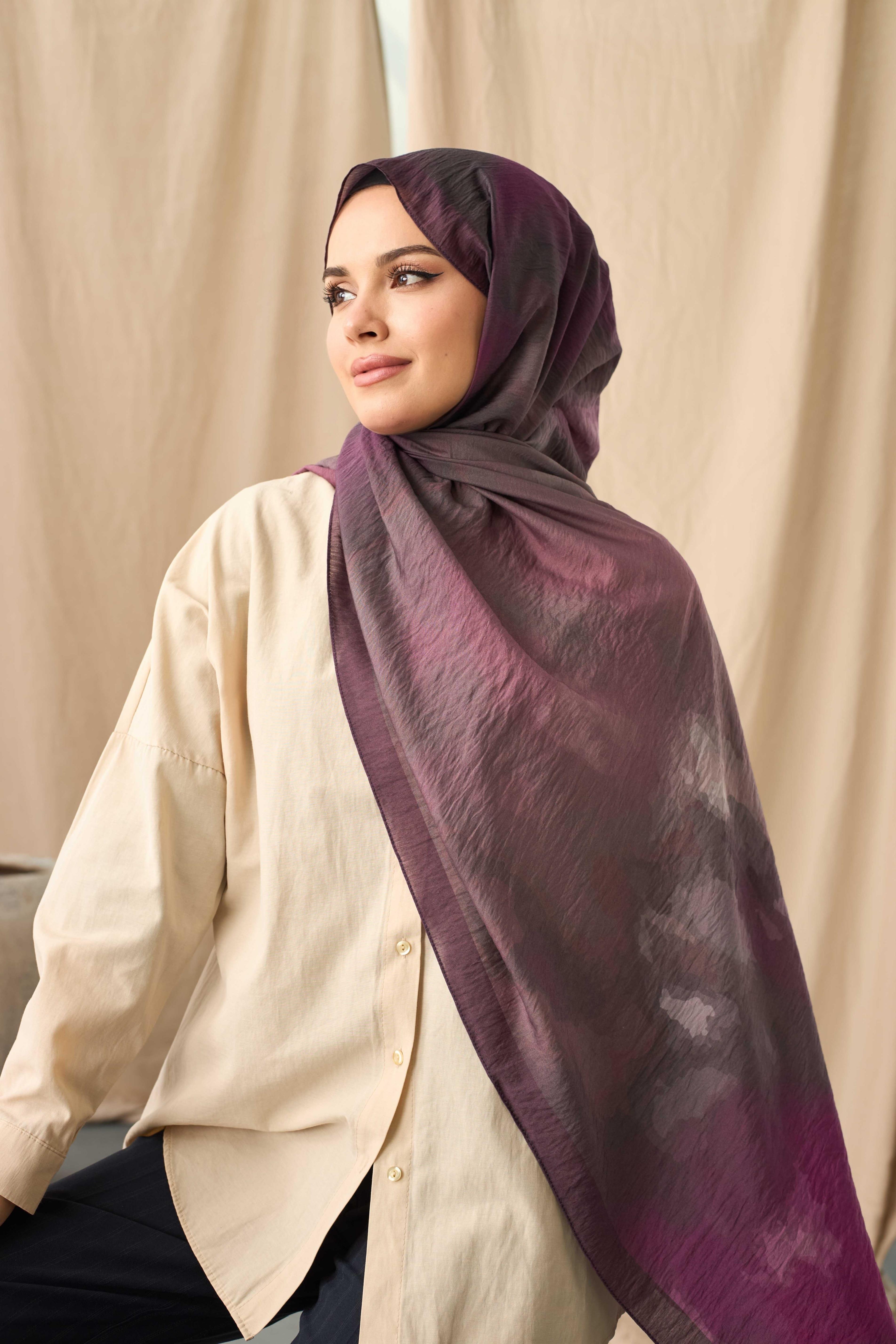 MODAL ŞAL MÜRDÜM SULUBOYA