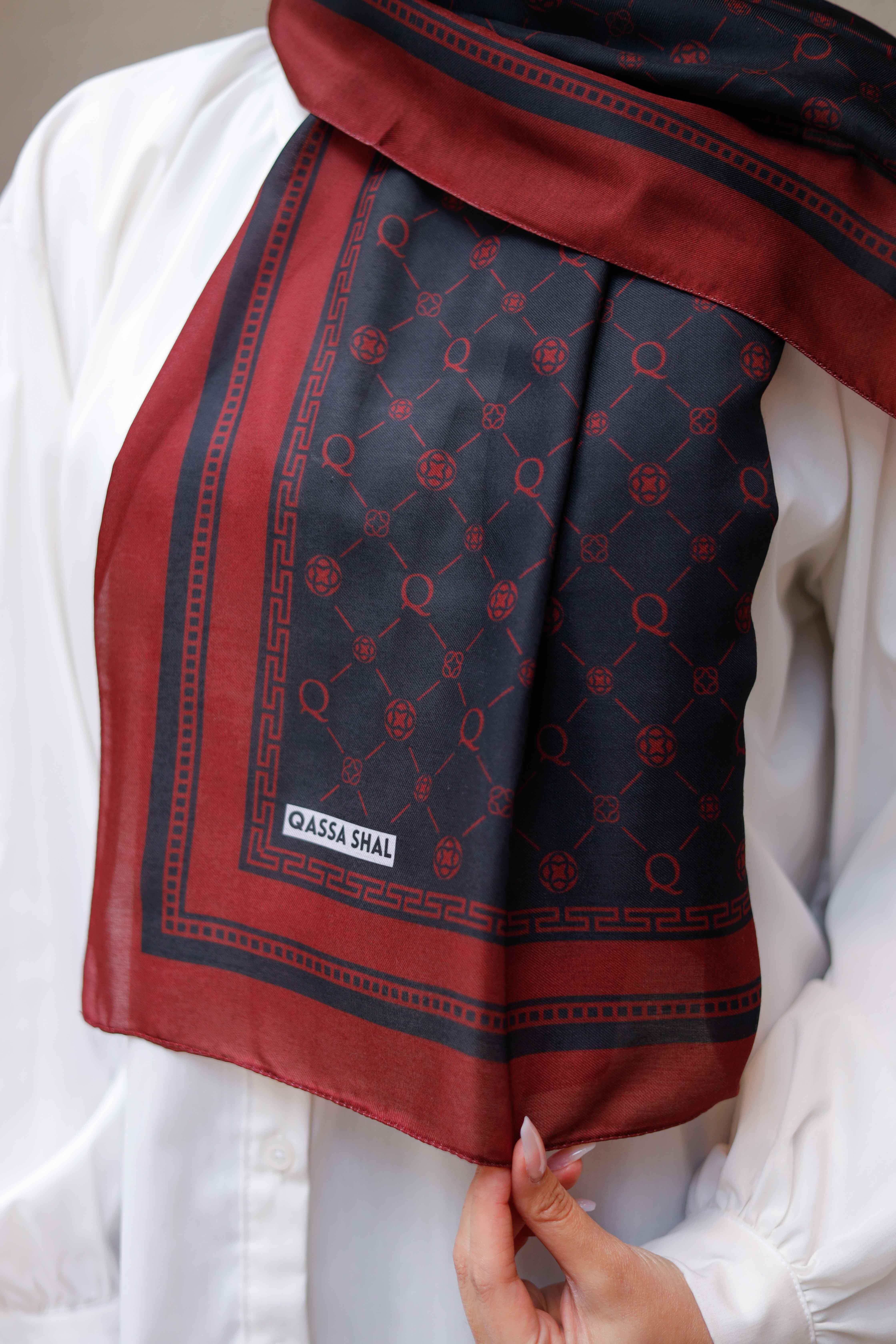 Q DESEN BORDO/SİYAH