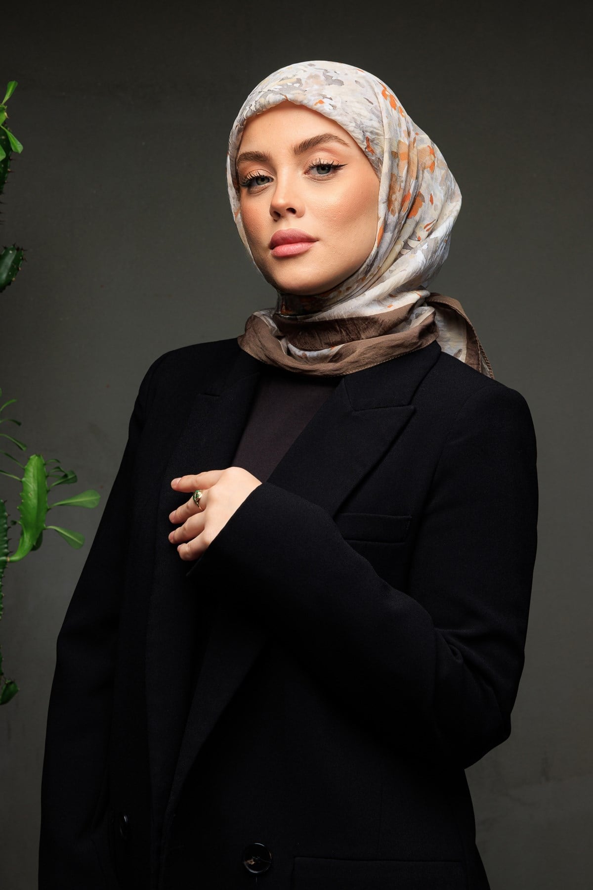 ROSİNE MODAL İPEK EŞARP 09