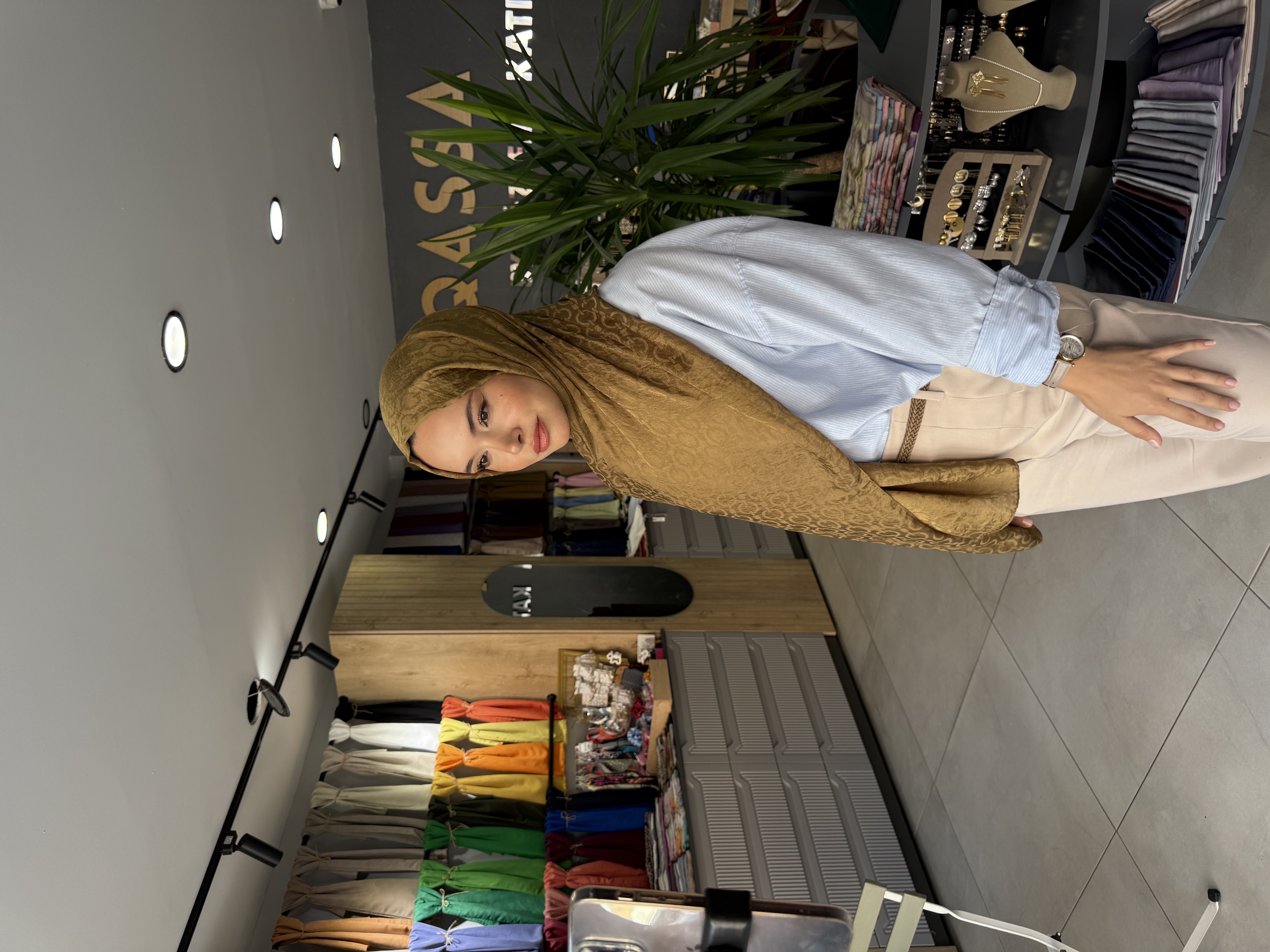 ZİNCİR DESEN ASKERİ HAKİ ŞAL