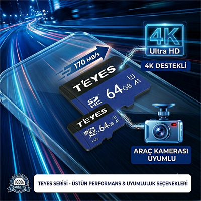 64GB MicroSDXC U3 Hafıza Kartı