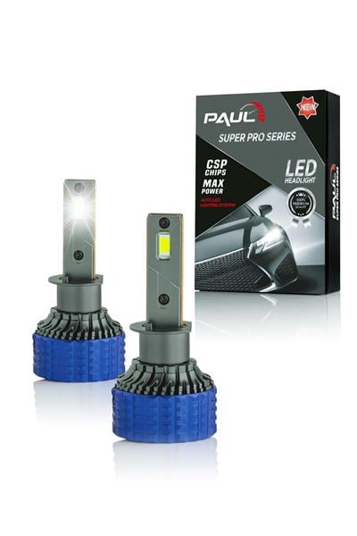 PAUL Süper Pro H1 24.000 Lümen GÜÇ Şimşek Etkili Odaklı Ufuk Çizgili Csp LED