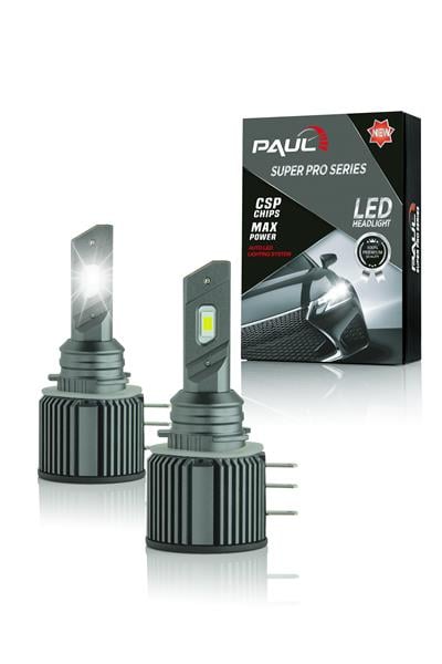 PAUL Süper Pro H15 24.000 Lümen GÜÇ Şimşek Etkili Odaklı Ufuk Çizgili Csp LED