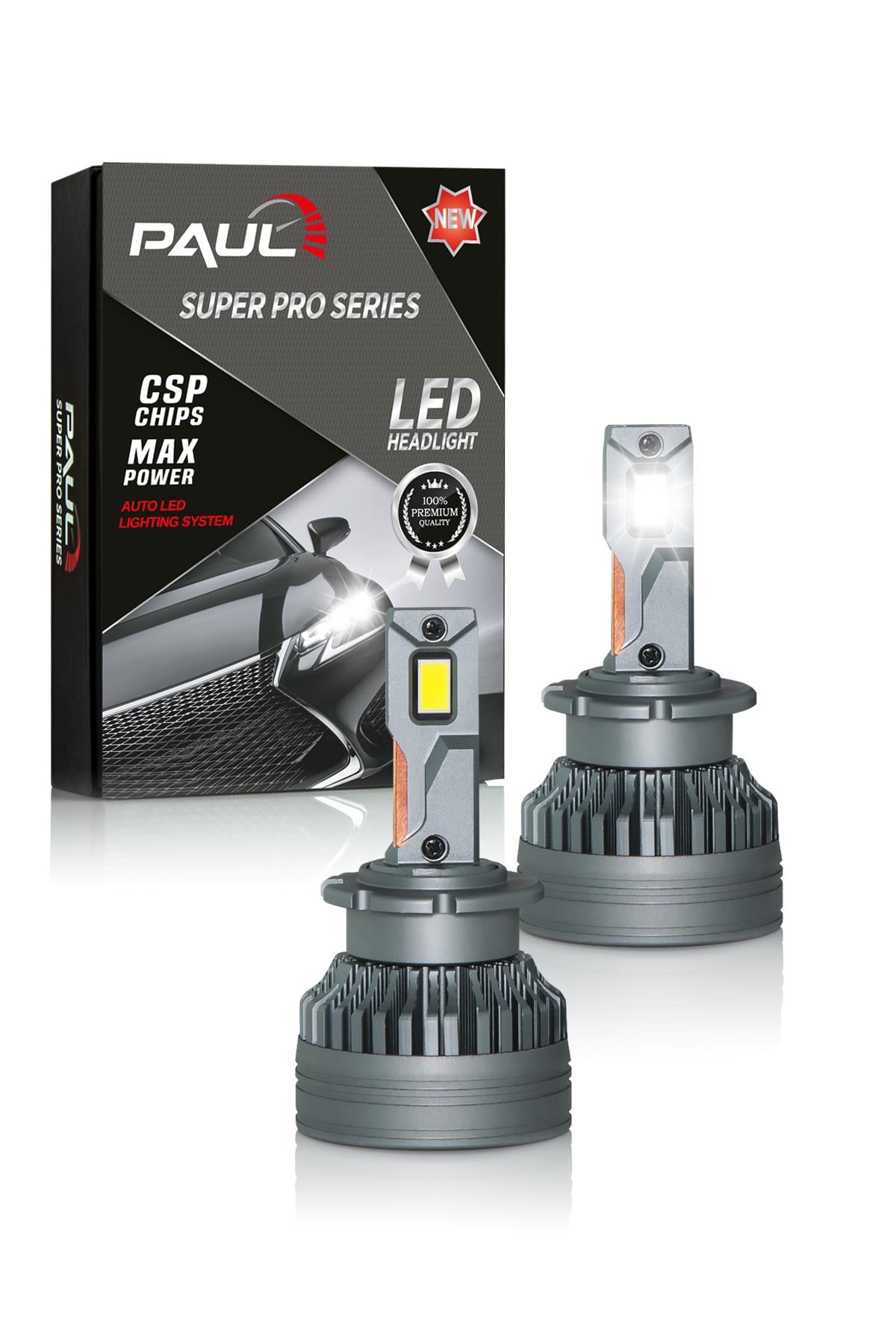 PAUL Süper Pro D2S 24.000 Lümen GÜÇ Şimşek Etkili Odaklı Ufuk