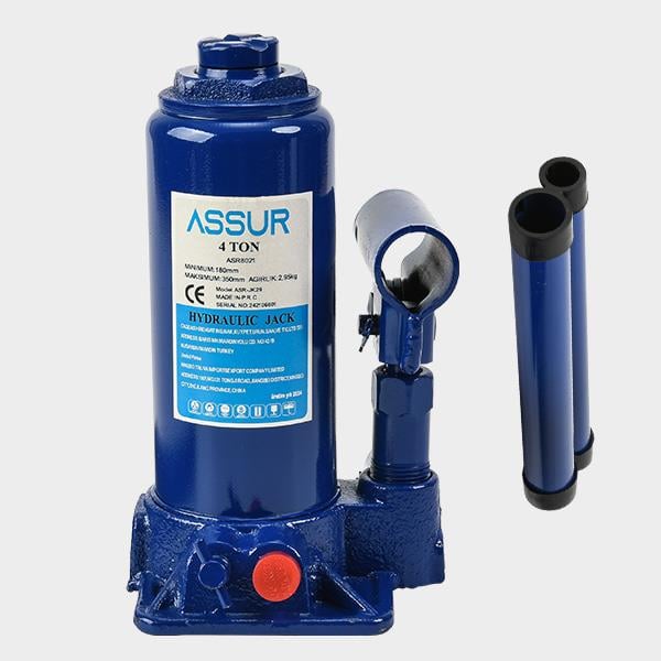 Assur 4 Ton Oto Kriko Araç Kaldırma Krikosu Şişe Kriko Hidrolik Kaldırma