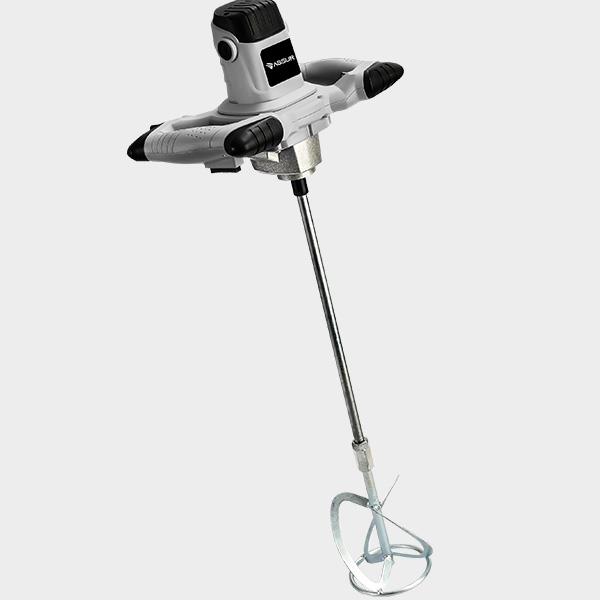 ASSUR Devir Ayarlı Elektrikli Alçı Boya Ve Harç Karıştırıcı Mikser Beyaz