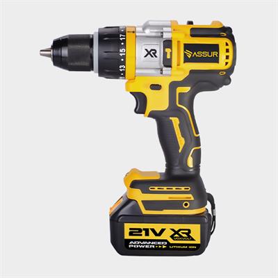 ASSUR Çelik Mandren Darbeli Şarjlı Matkap Sarı