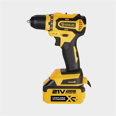 ASSUR Plastik Mandren Şarjlı Matkap Sarı