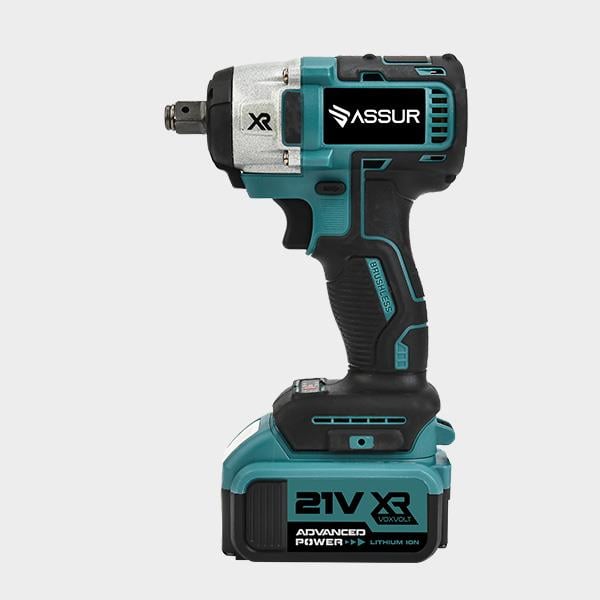ASSUR Brushless Motor Cordless Nut Loader Screwdriver Ratchet Blue