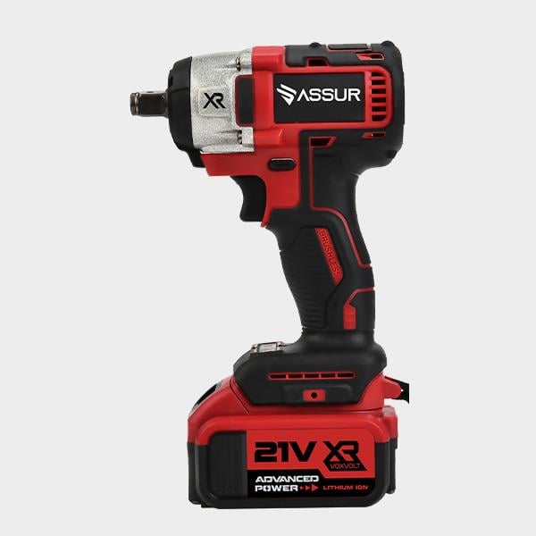ASSUR Brushless Motor Cordless Nut and Screwdriver Red