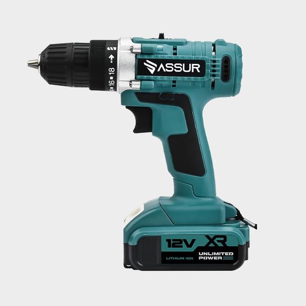 ASSUR Plastic Chuck Cordless Drill Blue