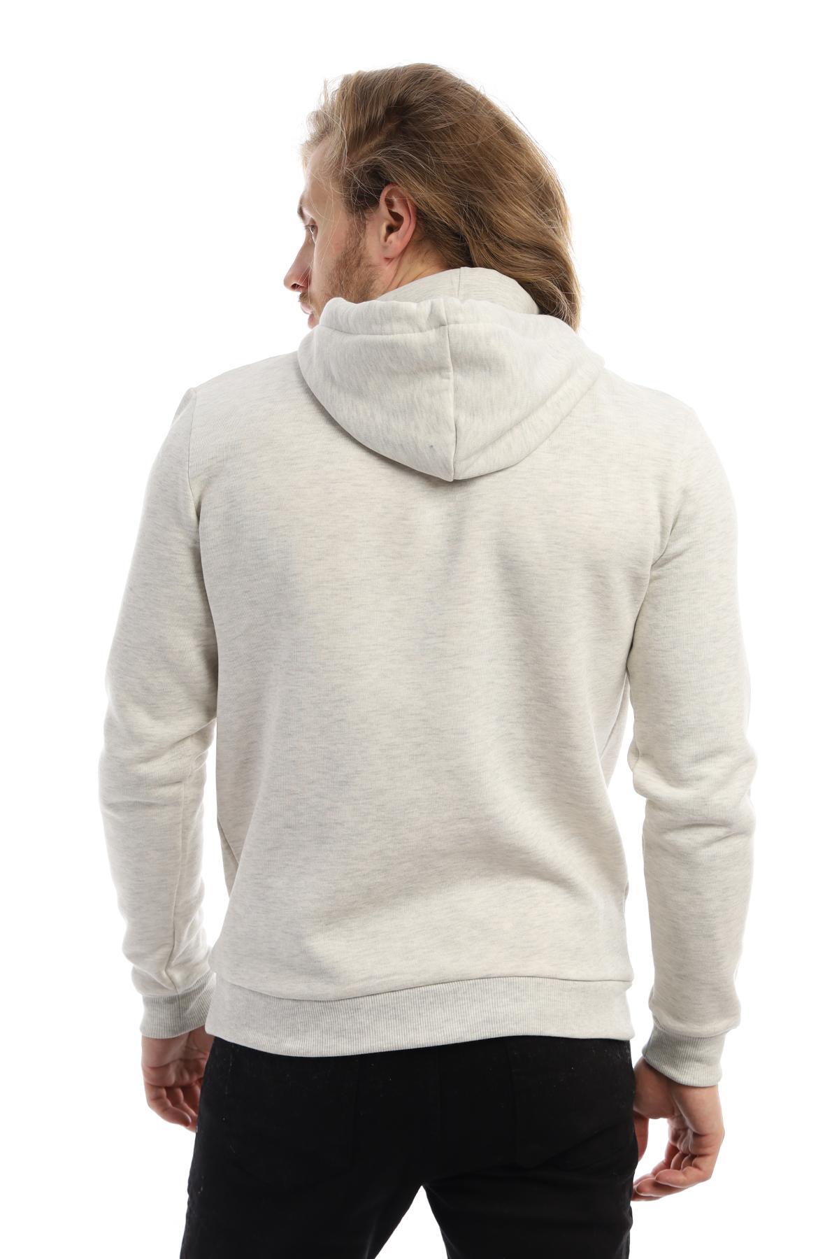 Erkek 3 İplik Pamuklu İçi Polarlı Süzine Nakışlı Regular Fit Kapüşonlu Kanguru Cepli Kar Melanj Sweatshirt Erkek 3 İplik Pamuklu İçi Polarlı Süzine Nakışlı Regular Fit Kapüşonlu Kanguru Cepli Kar Melanj Sweatshirt