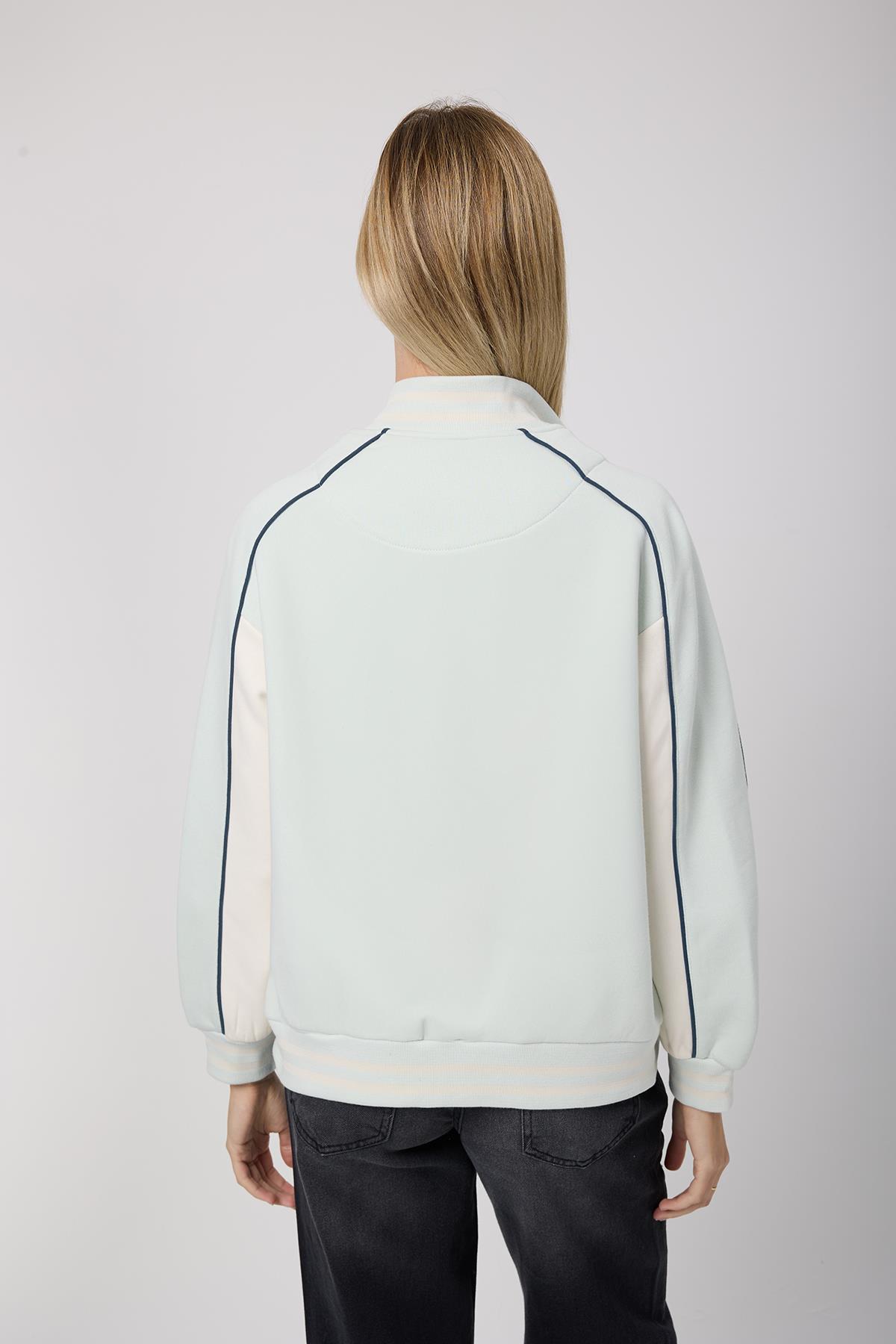 Kadın Regular Kolej Ceket Mint