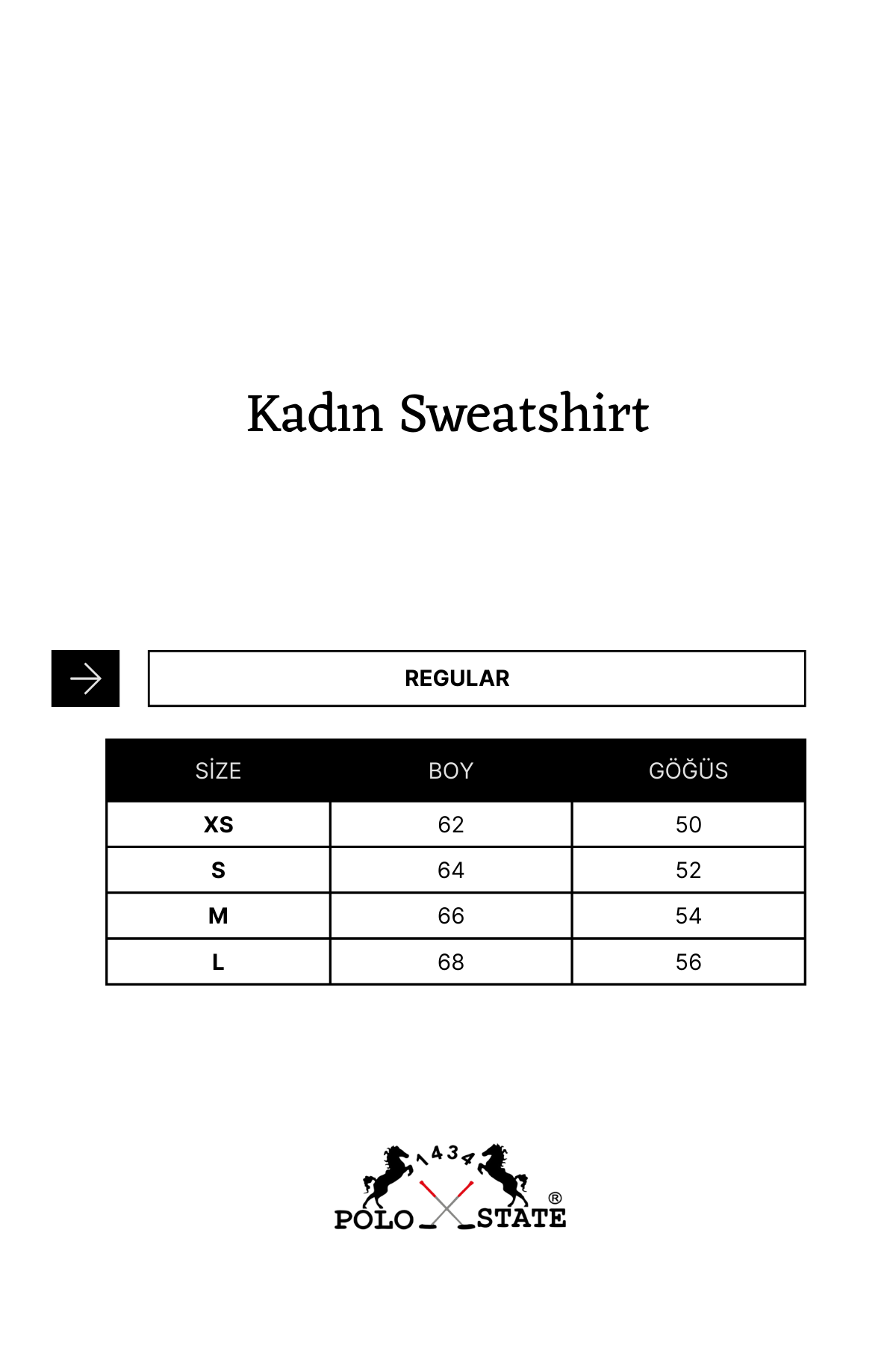 Kadın Siyah 3 İplik Şardonsuz Bisiklet Yaka Regular Fit Sweatshirt