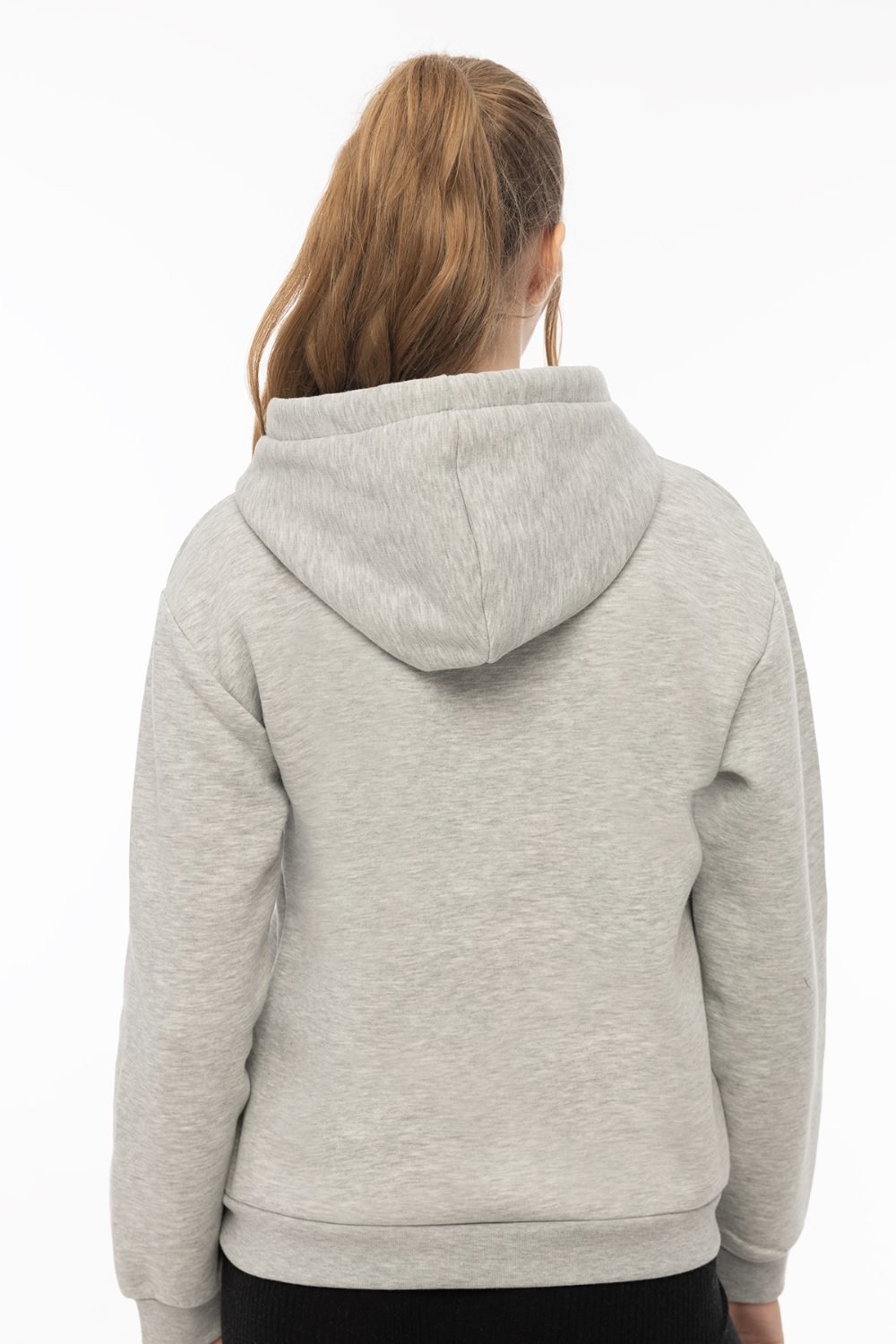 Kahve Molası 2’li Sweatshirt Seti – Ekru & Gri