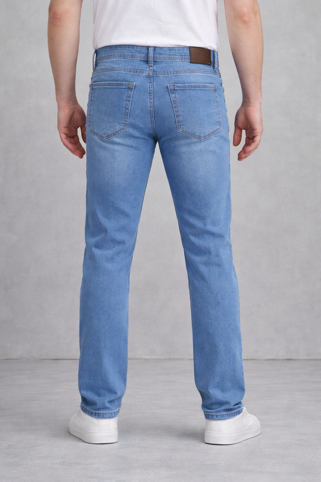Regular Fit Likralı Erkek Denim Kot Pantolon Mavi