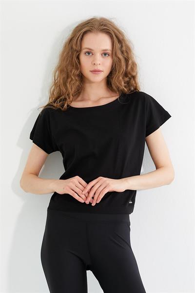 Kadın T-shirt Siyah