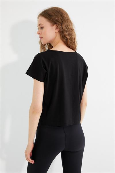 Kadın T-shirt Siyah
