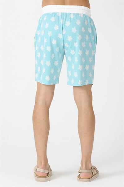 Erkek Raht Kesim Şort Mavi