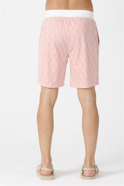 Erkek Raht Kesim Şort Pembe
