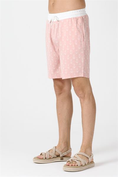 Erkek Raht Kesim Şort Pembe